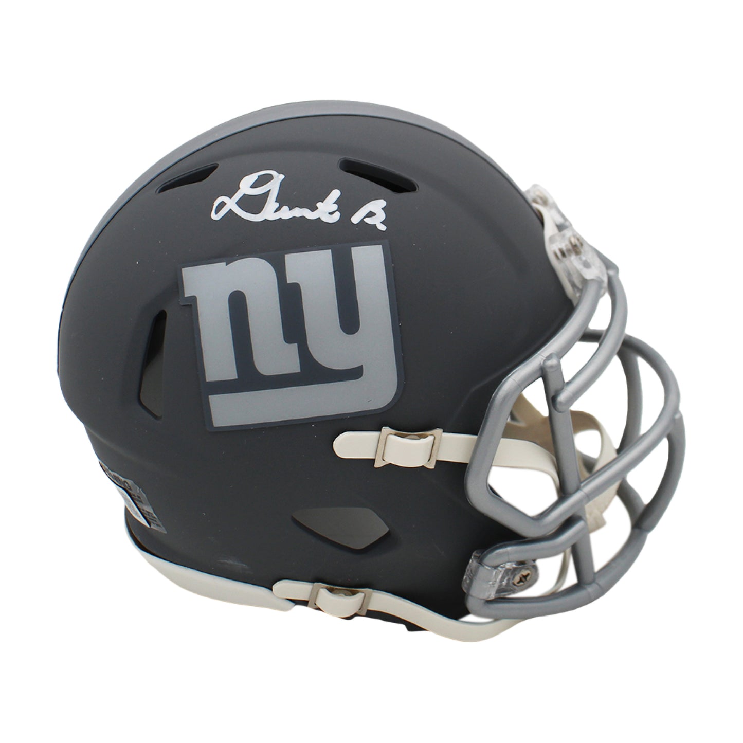 Deonte Banks NY Giants Slate Autographed Mini Helmet