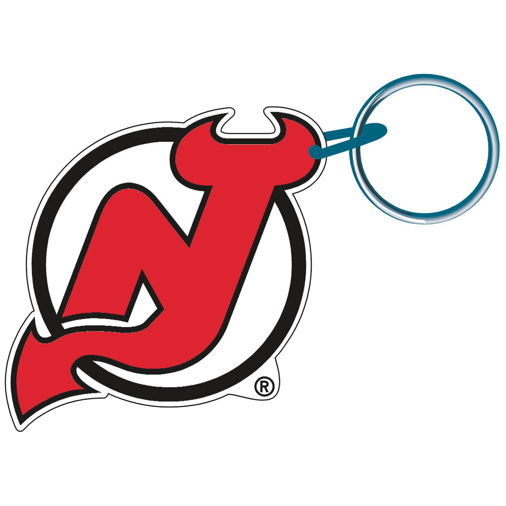 New Jersey Devils Acrylic Logo Keychain