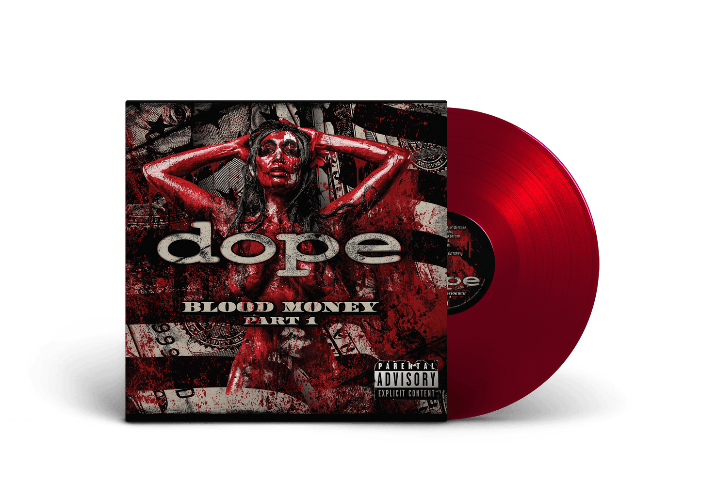 Dope - Blood Money Part 1 Opaque Deep Red Vinyl Record