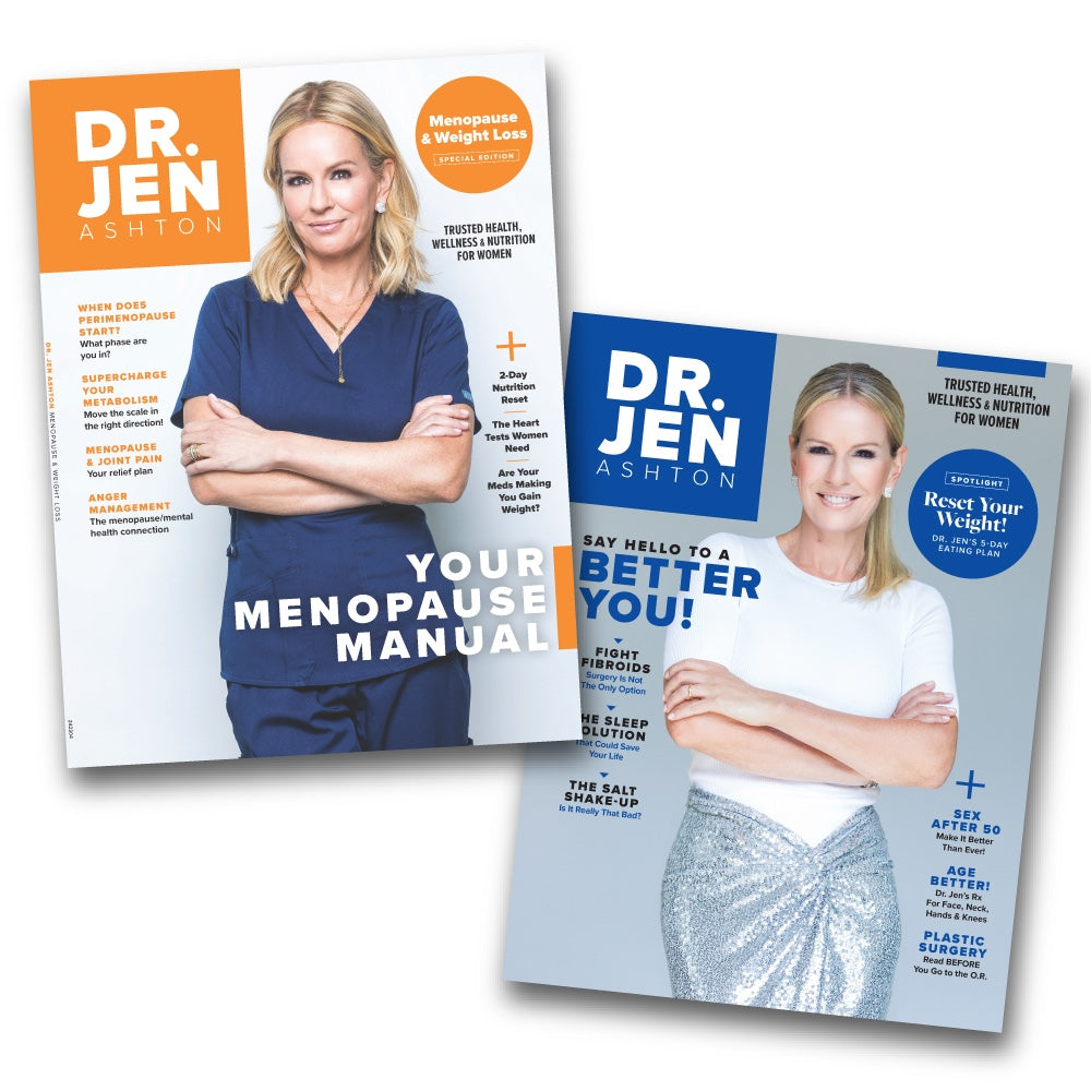 Dr. Jen Ashton - 3rd Edition: Menopause Manual, Phases, 2-Day Nutrition Reset, Metabolism, Pain Relief, Weight Loss, Medication, Anger, Heart Tests +More