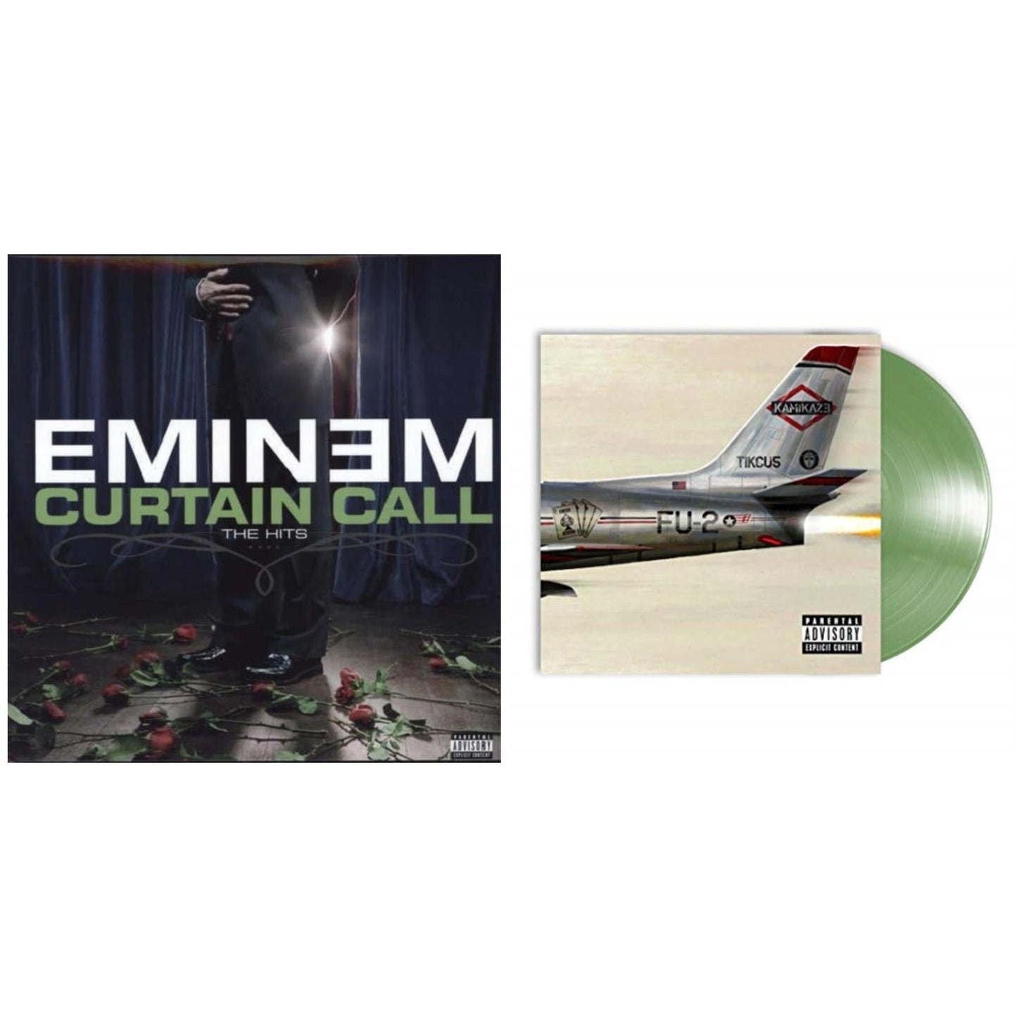Eminem - Curtain Call: Hits & Kamikaze (Opaque Olive Green LP Vinyl/Gatefold Jacket)