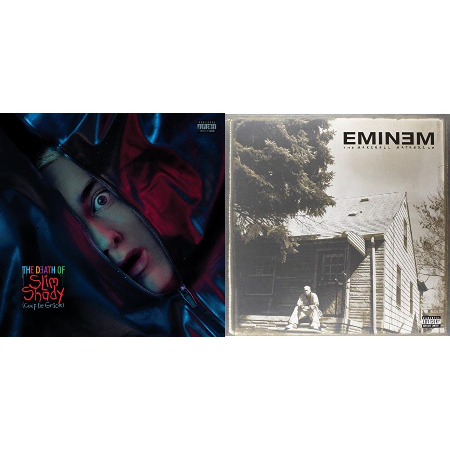 Eminem - Death Of Slim Shady (Coup De Grace) (X) (Red/Blue Vinyl/2LP) & Marshall Mathers LP