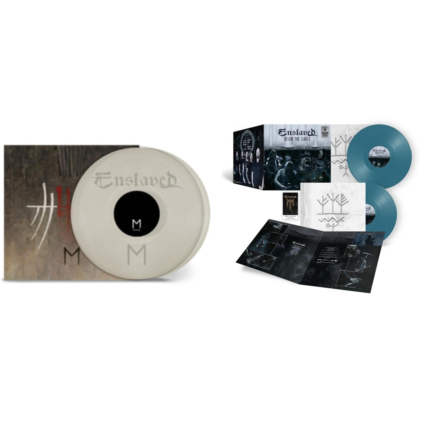Enslaved - Below The Lights (Cinematic Tour 2020/2LP/Aqua Blue Vinyl) & E - Natural (2LP)