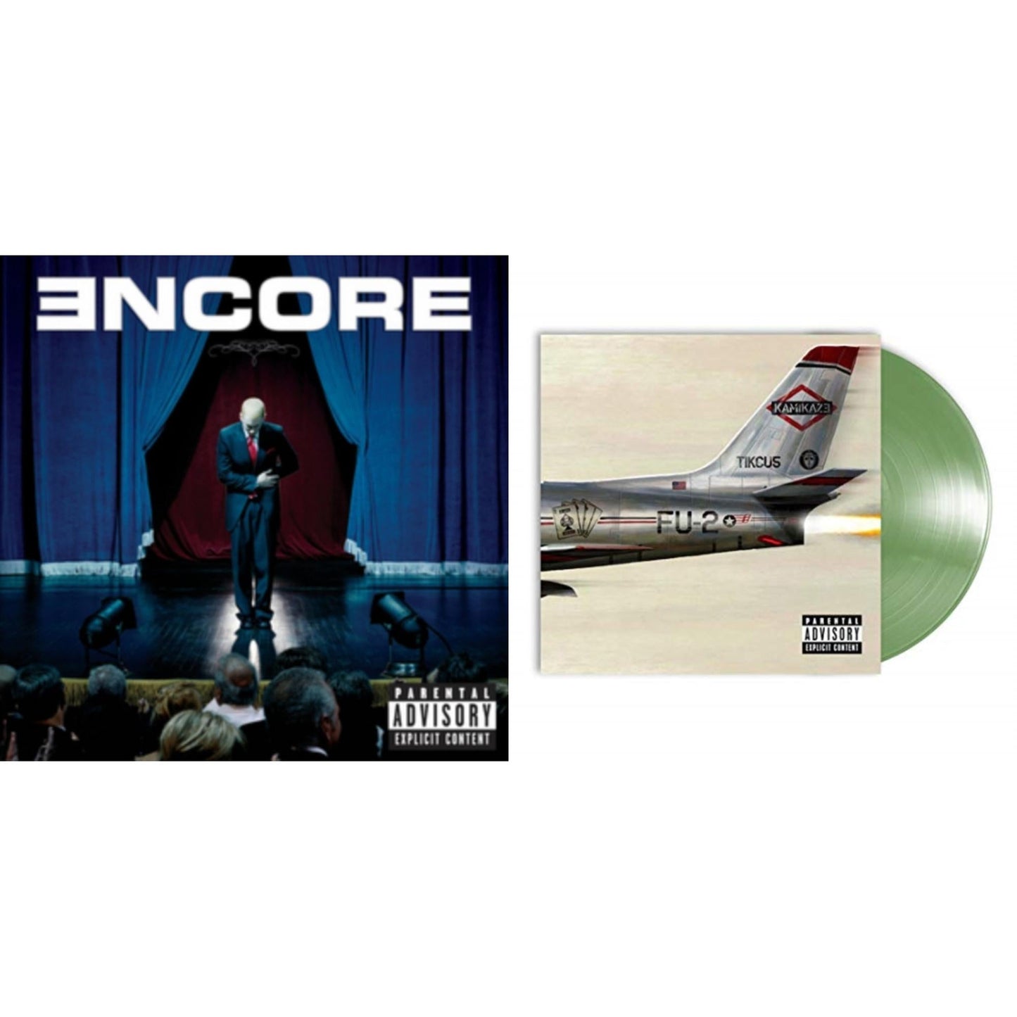 Eminem - Encore & Kamikaze (Opaque Olive Green LP Vinyl/Gatefold Jacket)
