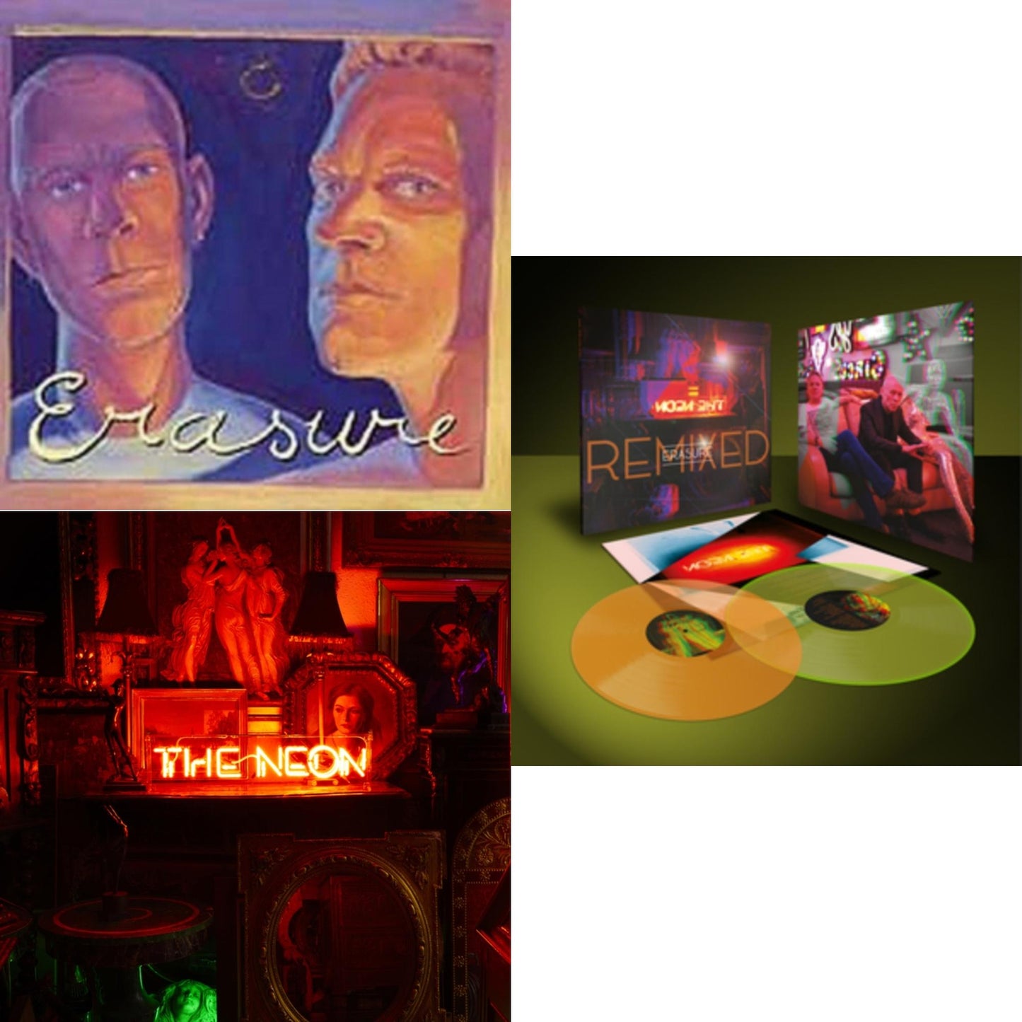 Erasure - Erasure (180G) & Neon & Neon Remixed (2LP/Limited/Amber & Yellow Vinyl)