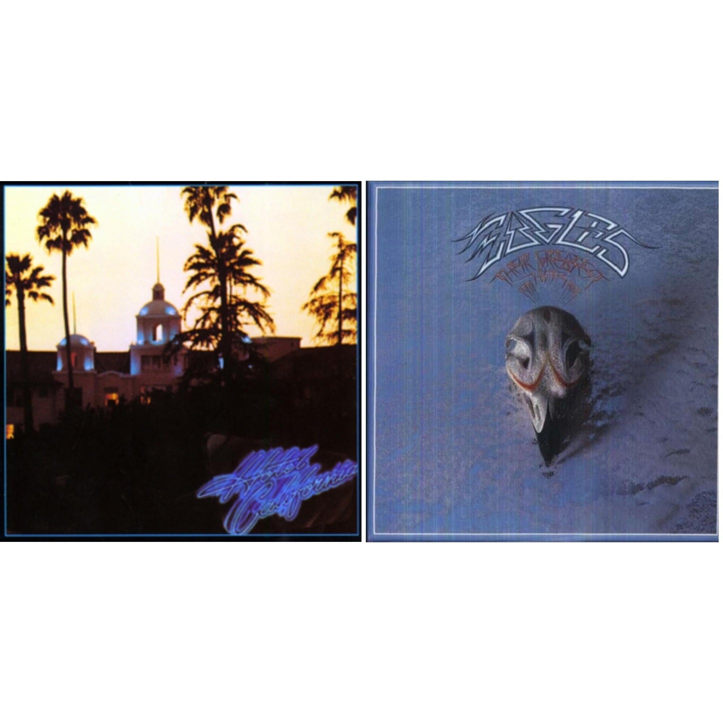 Eagles - Hotel California & Their Greatest Hits 1971-1975 - LP Vinyl Bundle