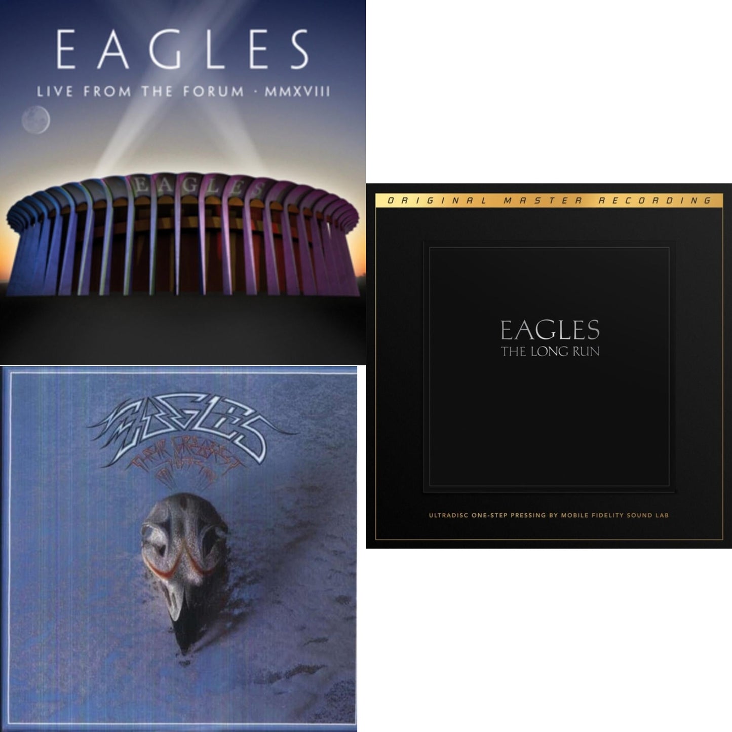 Eagles - Their Greatest Hits 1971-1975 & Live From The Forum Mmxviii (4LP/180G) & Long Run (2LP/180G/45RPM Audiophile Supervinyl Ultradisc One-Step/Original Masters/Limited/Numbered)