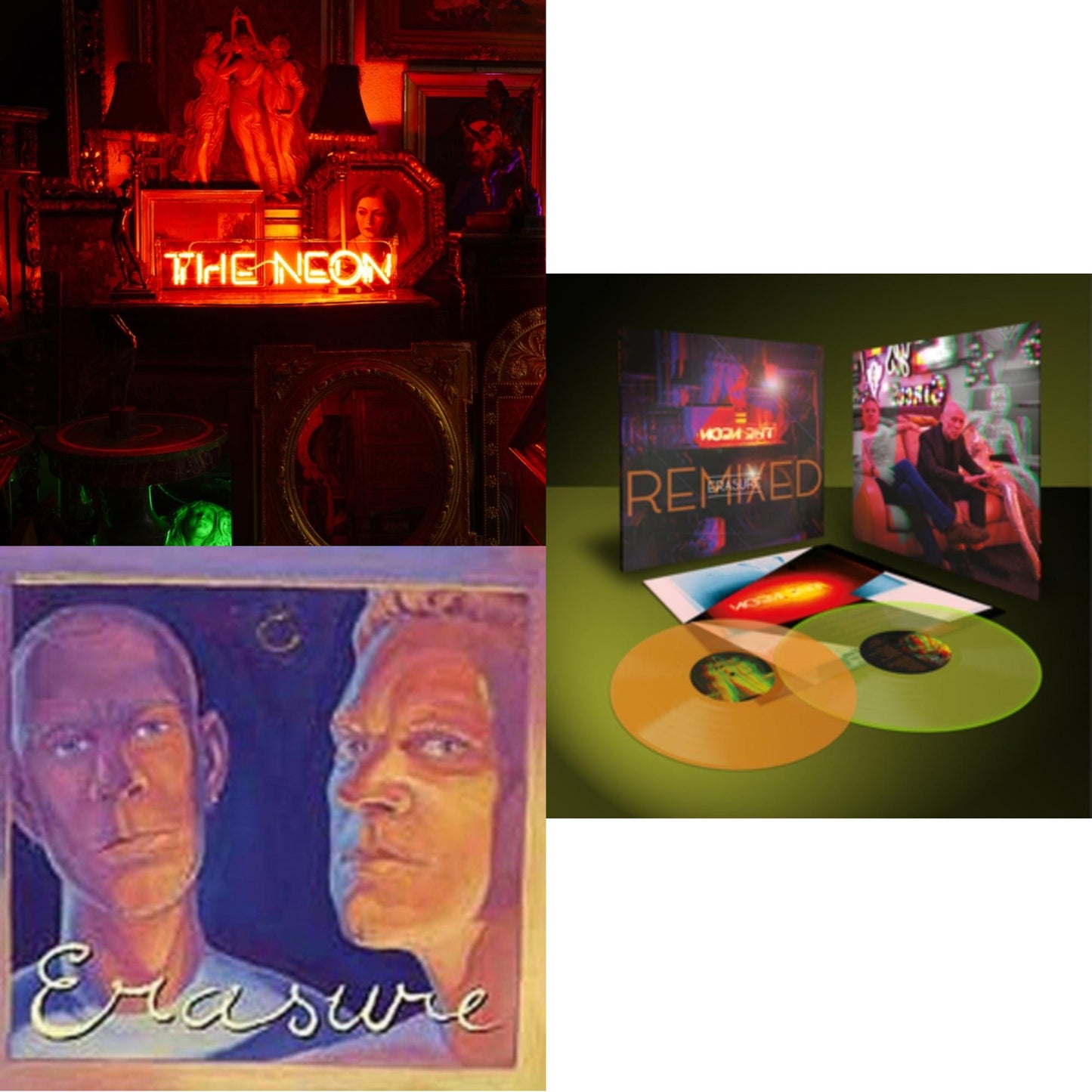 Erasure - Erasure (180G) & Neon Remixed (2LP/Limited/Amber & Yellow Vinyl) & Neon