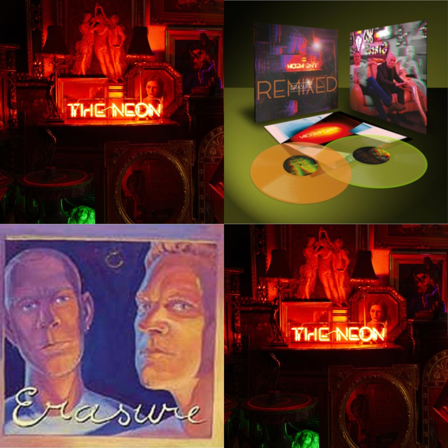 Erasure - Erasure (180G) & Neon Remixed (2LP/Limited/Amber & Yellow Vinyl) & Neon & Neon