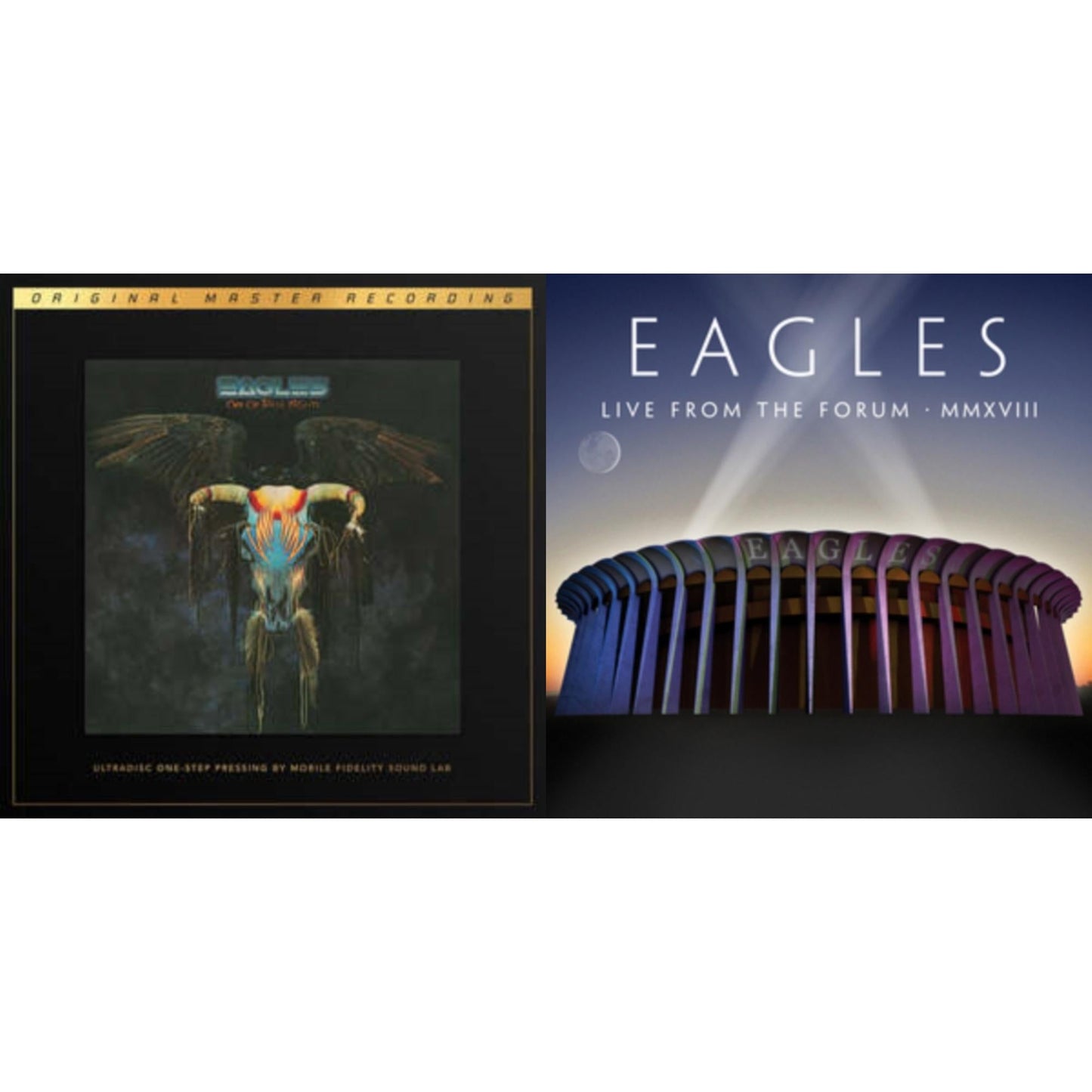 Eagles - One Of These Nights (2LP/180G/45RPM Supervinyl Ultradisc One-Step/Original Masters/Limited/Numbered) & Live From The Forum Mmxviii (4LP/180G)