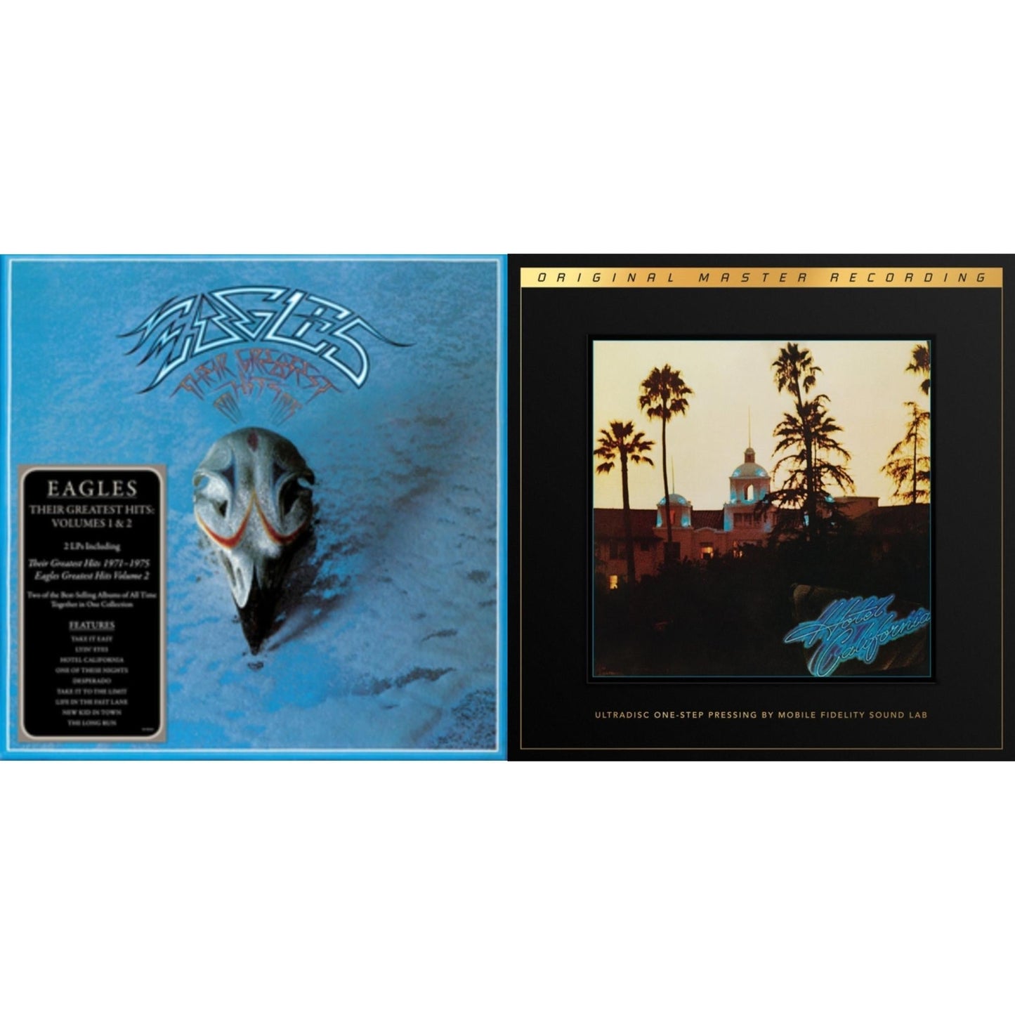 Eagles - Their Greatest Hits Vol.1 & 2 (2LP/180G) & Hotel California (2LP/180G/45RPM Supervinyl Ultradisc One-Step/Original Masters/Limited/Numbered)