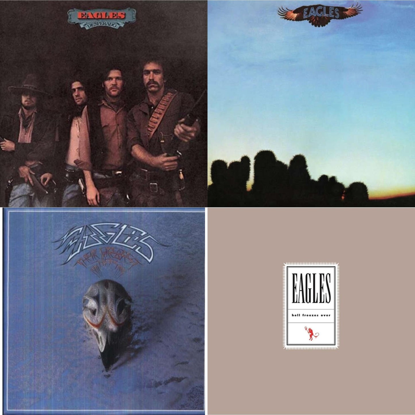 Eagles - Desperado & Eagles & Their Greatest Hits 1971-1975 & Hell Freezes Over (2LP/Remastered)