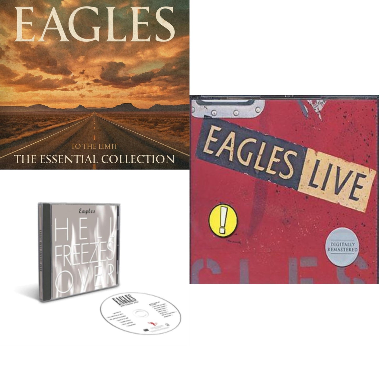Eagles - Live & Hell Freezes Over (Remastered) & To The Limit: The Essential Collection (3CD)