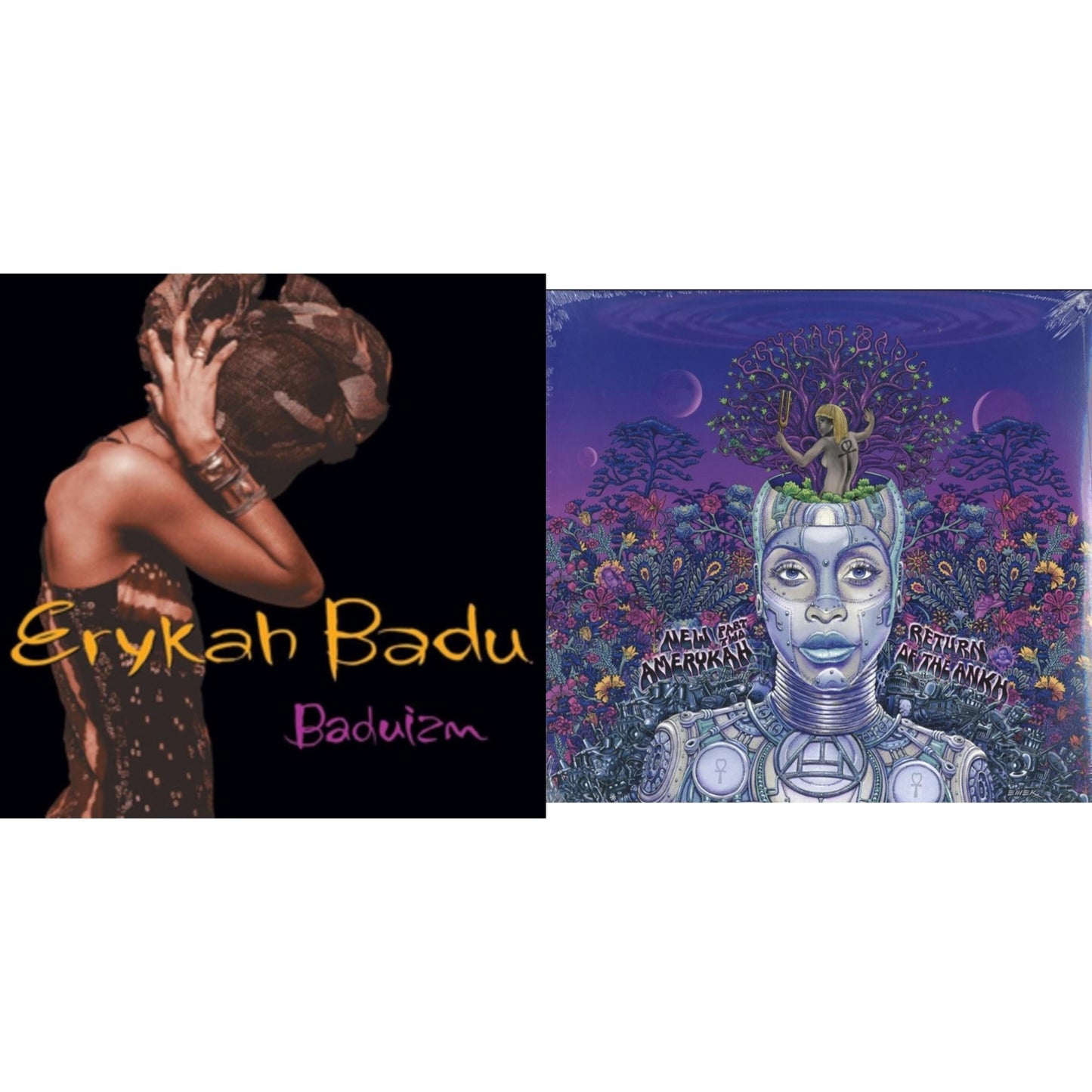 Erykah Badu - New Amerykah Part 2: Return Of Ankh & Baduizm - LP Vinyl Bundle