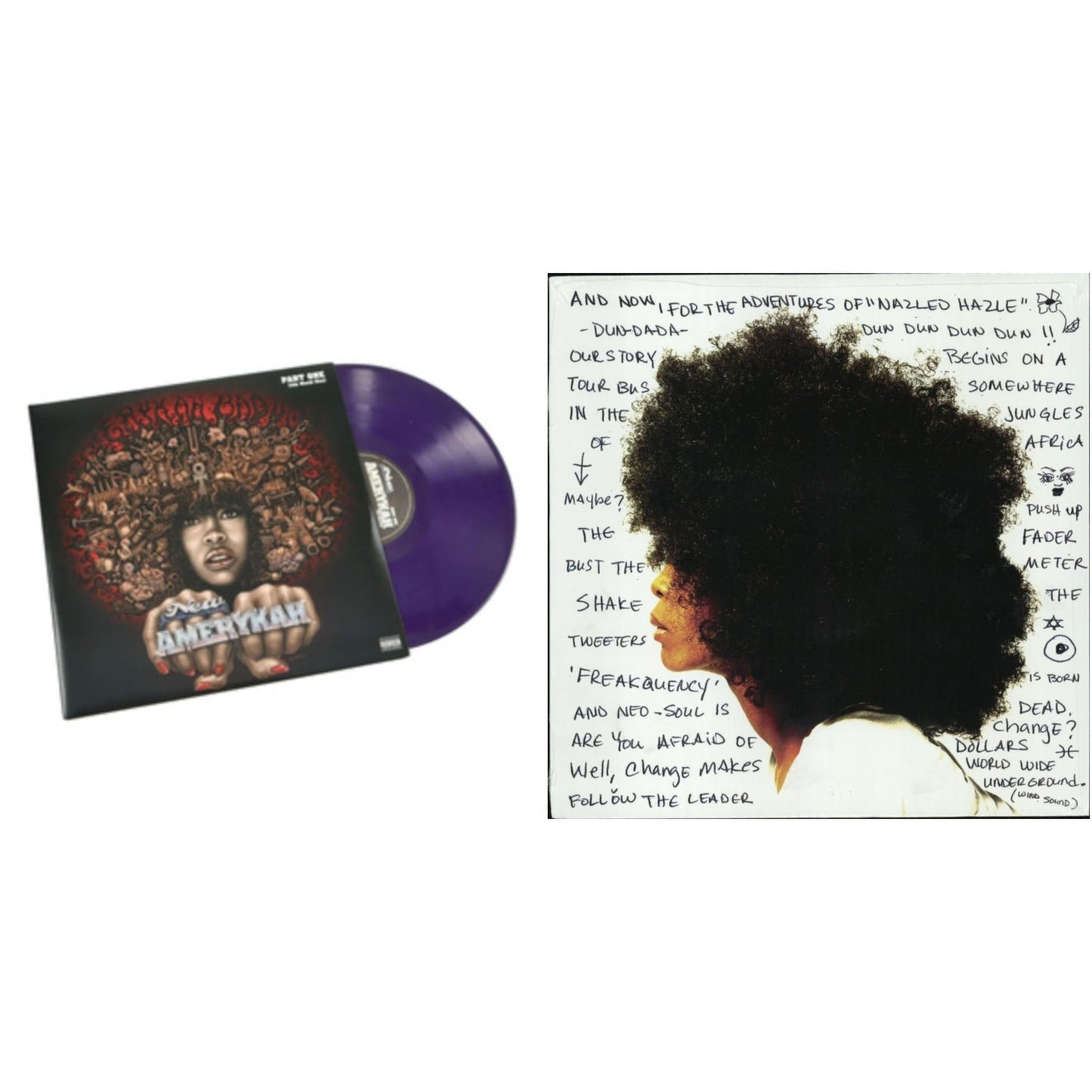 Erykah Badu - New Amerykah Part One (4Th World War) (Purple Vinyl/2LP) & Worldwide Underground