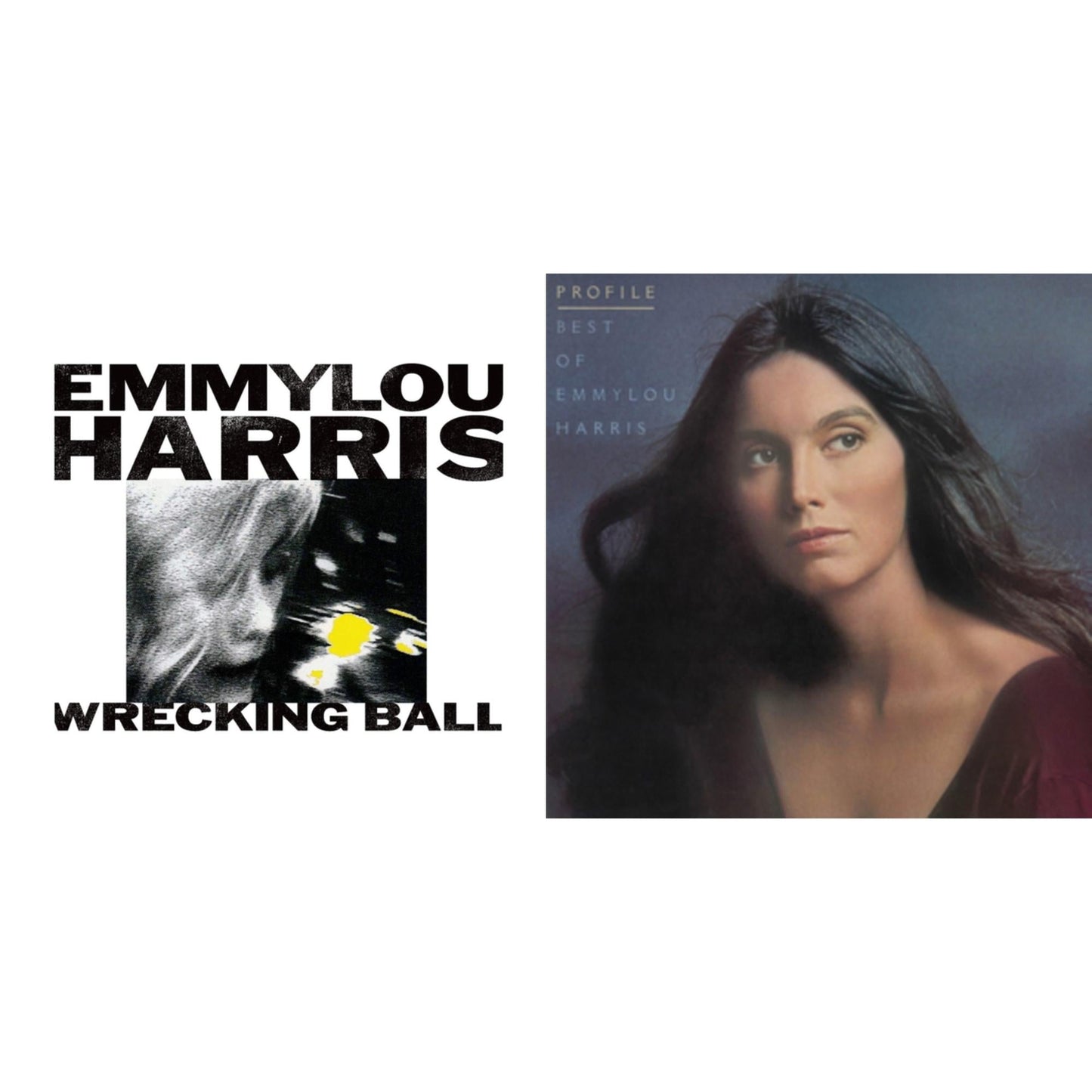 Emmylou Harris - Wrecking Ball & Profile: Best Of Emmylou Harris - LP Vinyl Bundle
