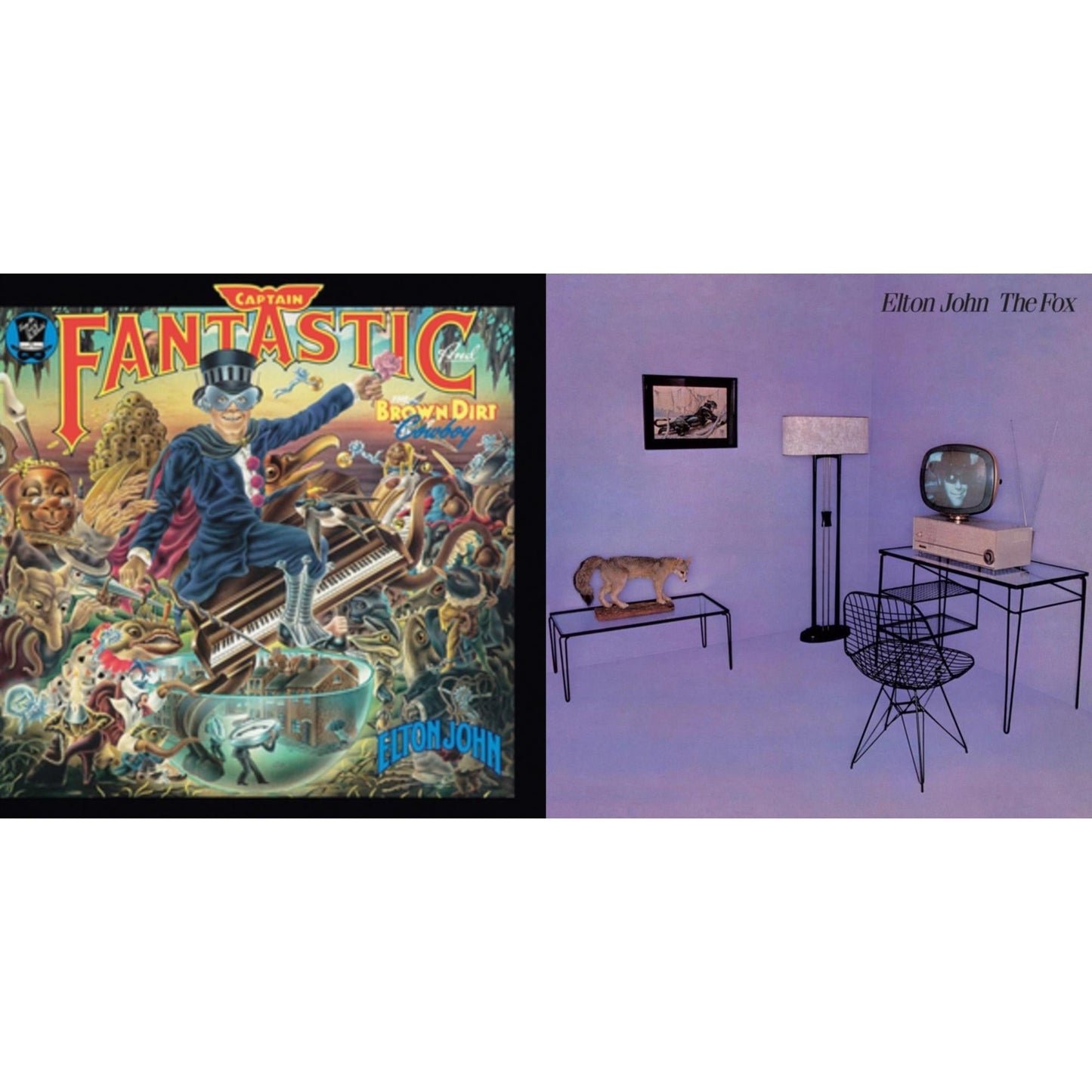 Elton John - Complete Thom Bell Sessions & Fox - LP Vinyl Bundle