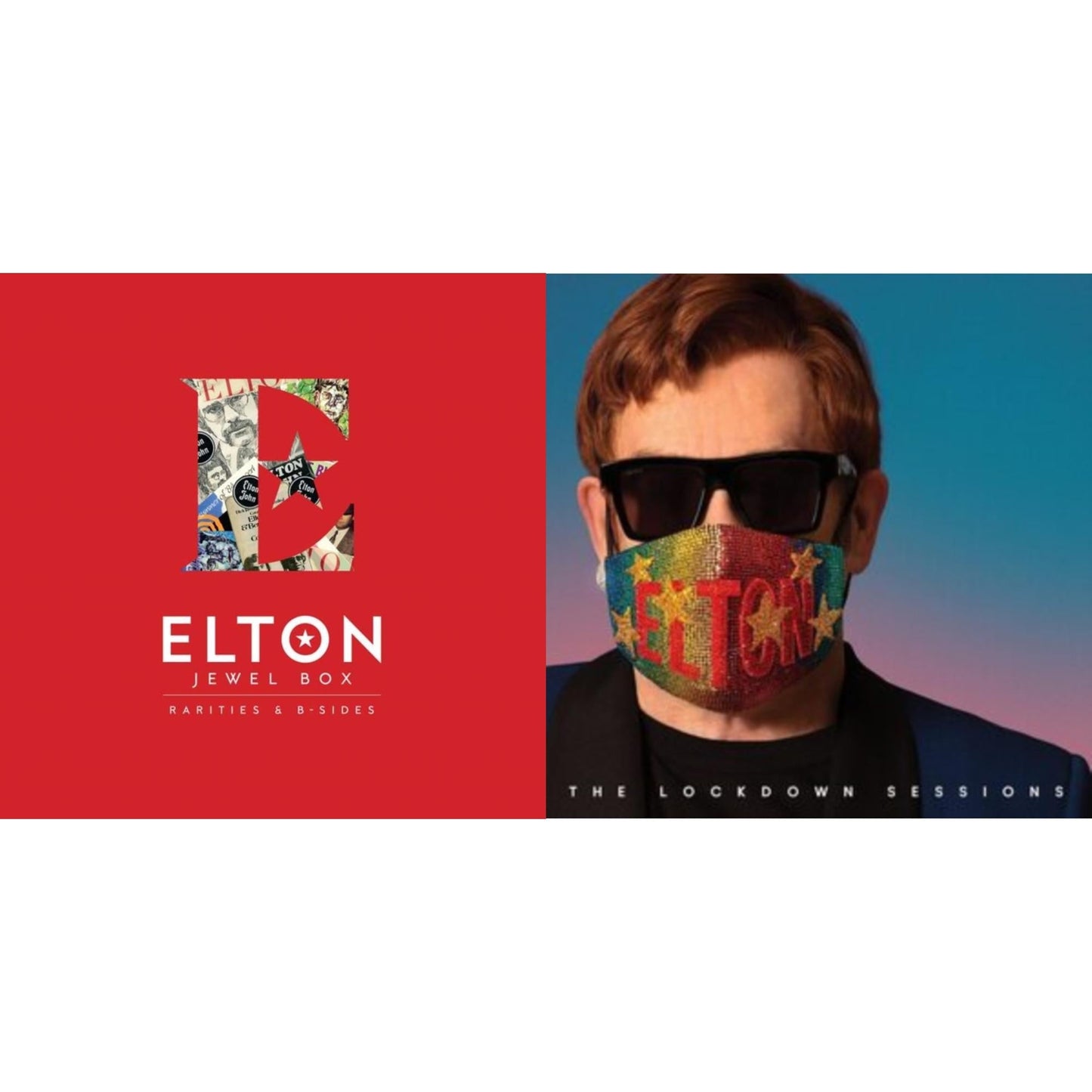 Elton John - Lockdown Sessions (Blue Vinyl/2LP) (X) & Jewel Box (3LP - Rarities & B-Sides)