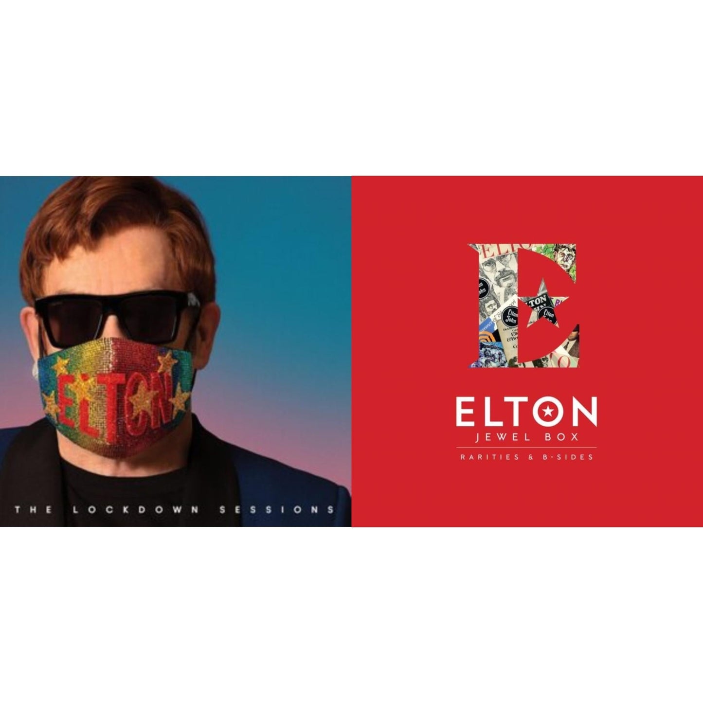 Elton John - Lockdown Sessions (Blue Vinyl/2LP) (X) & Jewel Box (3LP - Rarities & B-Sides)