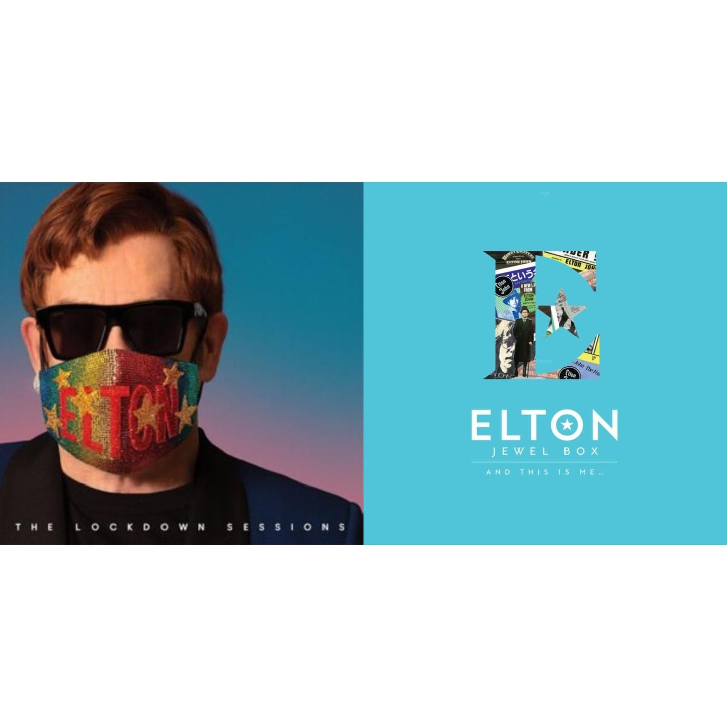 Elton John - Lockdown Sessions (Blue Vinyl/2LP) (X) & Jewel Box (2LP - And This Is Me)