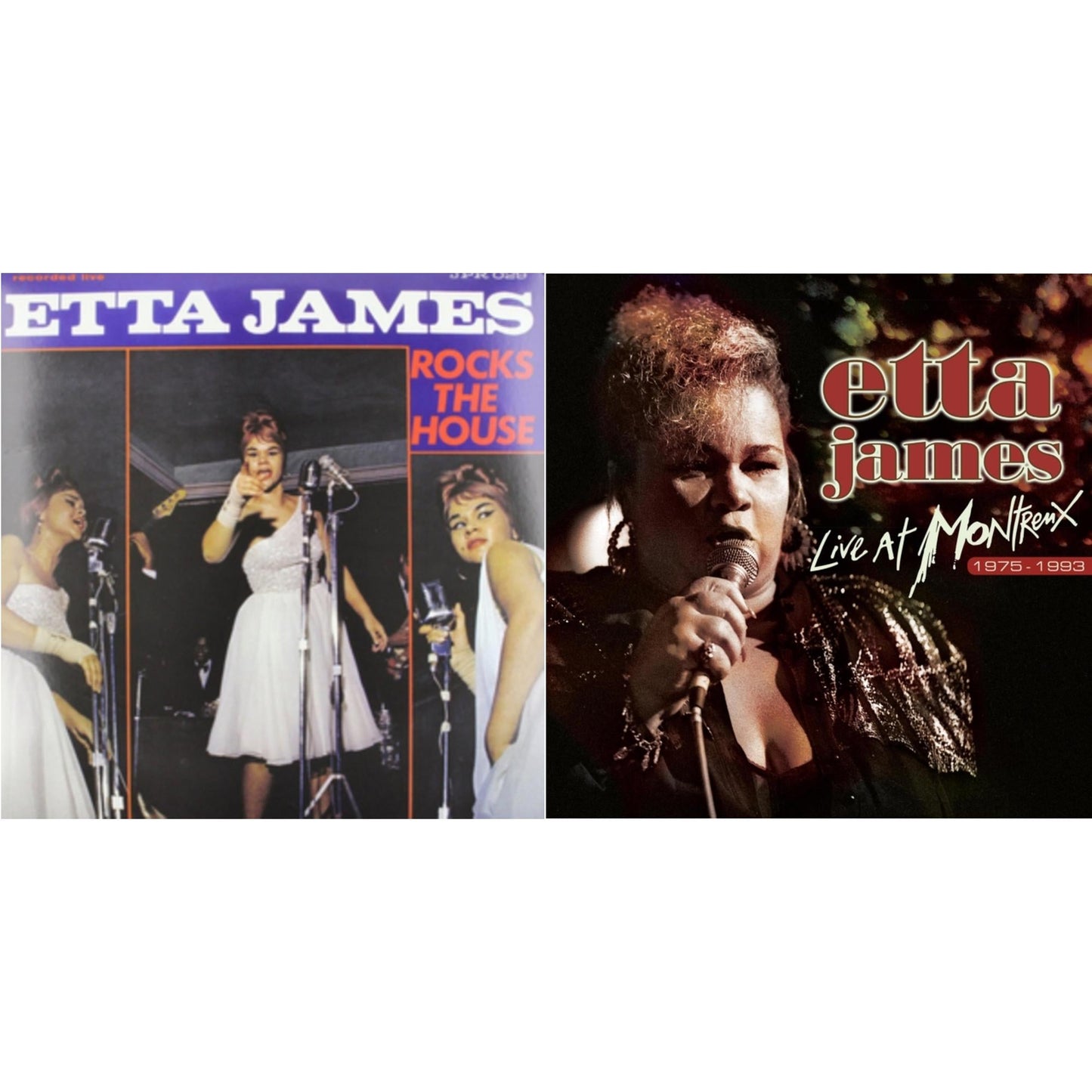 Etta James - Live At Montreux 1975-1993 (Limited 2LP/CD) & Rocks The House (Colored LP Vinyl)