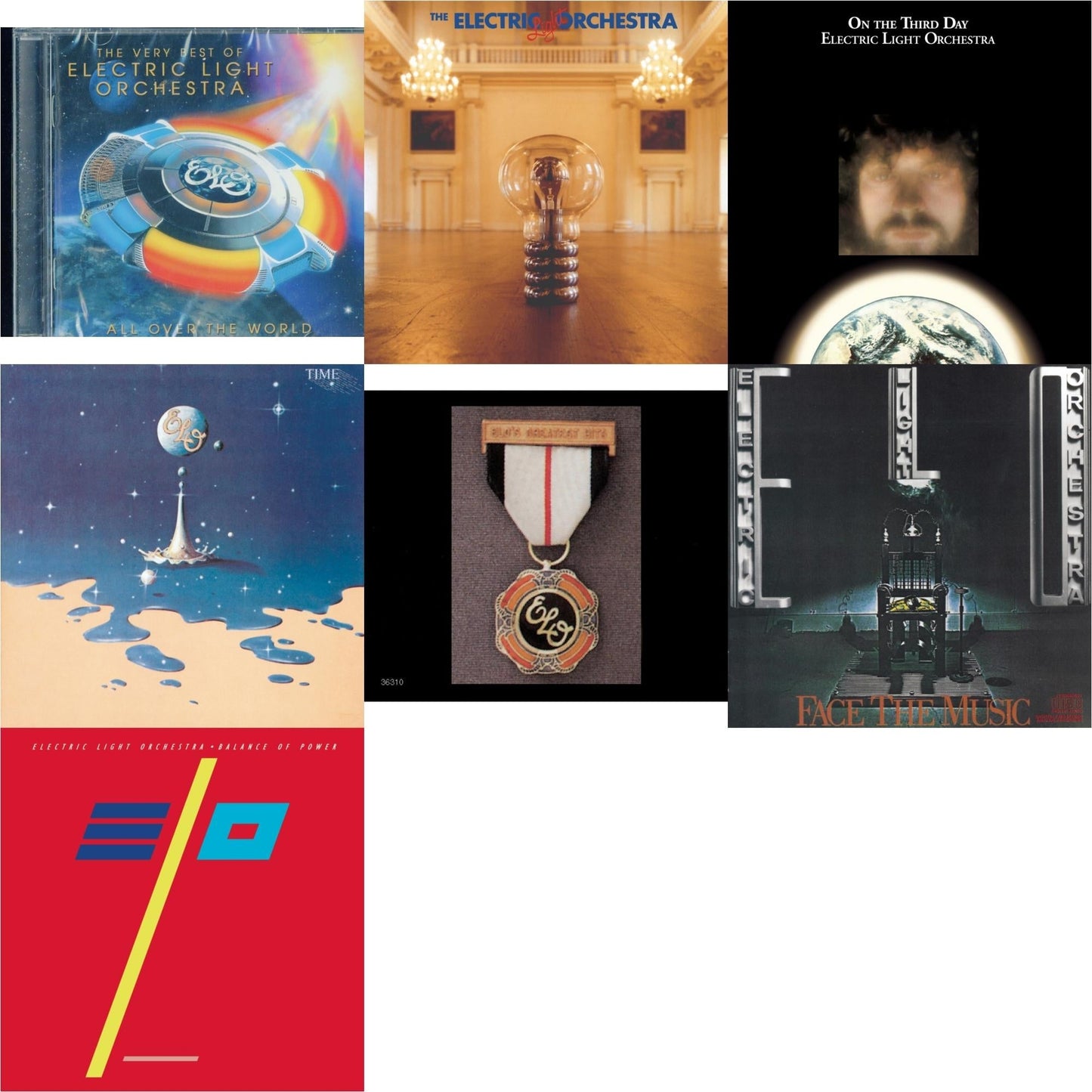 Electric Light Orchestra - Greatest Hits & All Over The World: Very Best Of & Balance Of Power & No Answer & On The Third Day & Time & Face The Music - CD Bundle