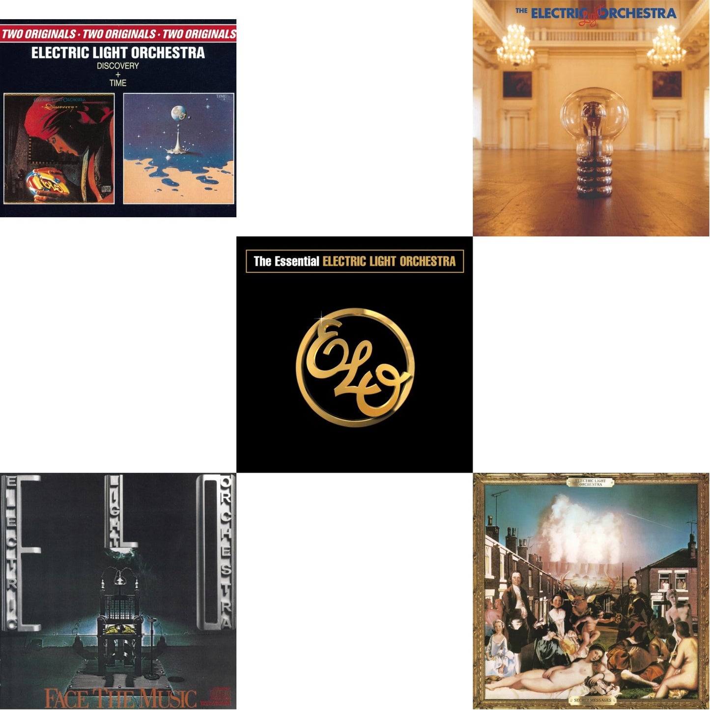 Electric Light Orchestra - Secret Messages & Discovery & No Answer & Face The Music & Essential Electric Light Orchestra - CD Bundle
