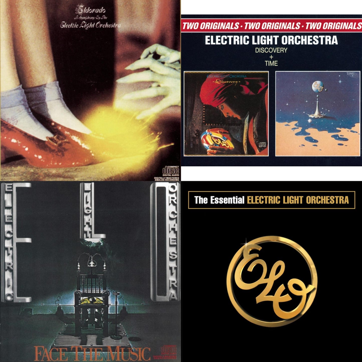 Electric Light Orchestra - Discovery & Face The Music & Eldorado & Essential Electric Light Orchestra - CD Bundle