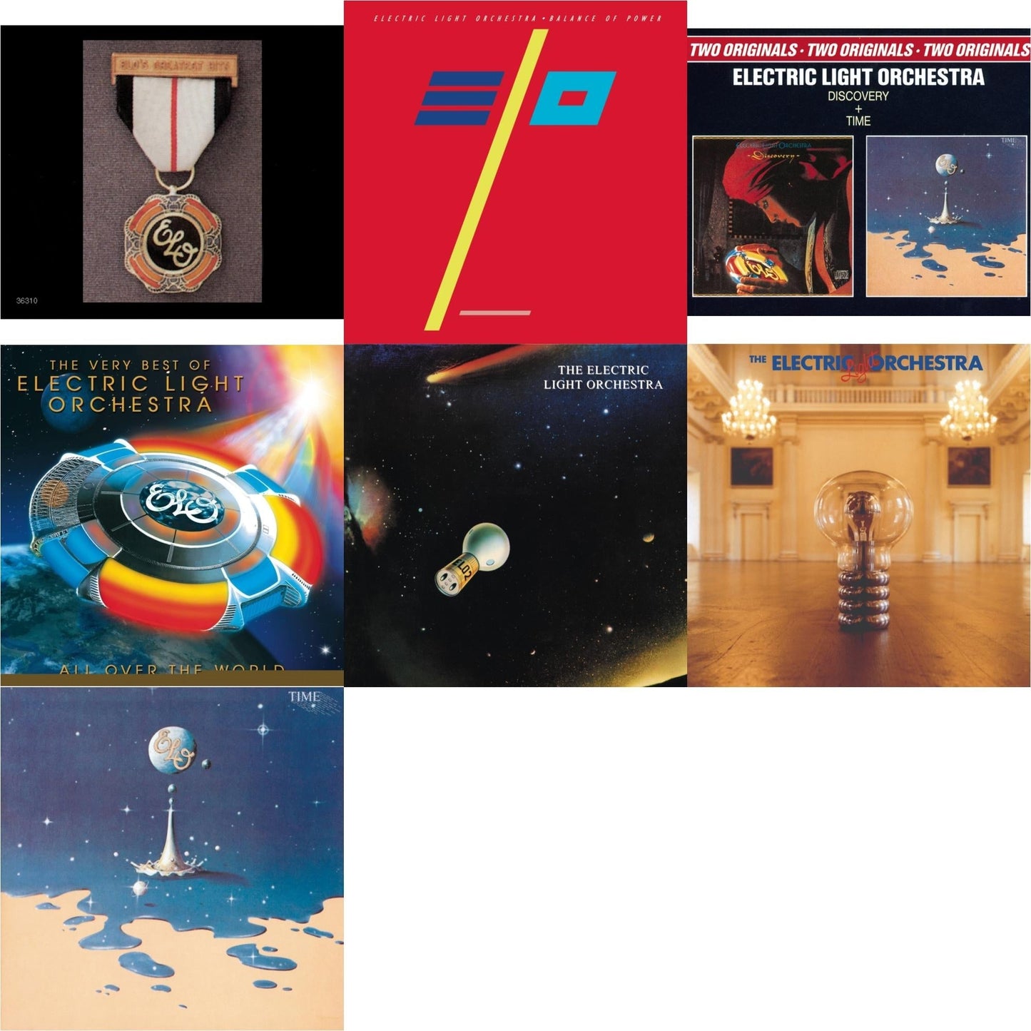 Electric Light Orchestra - Greatest Hits & All Over The World: Very Best Of & Balance Of Power & Discovery & Elo 2 & No Answer & Time - CD Bundle