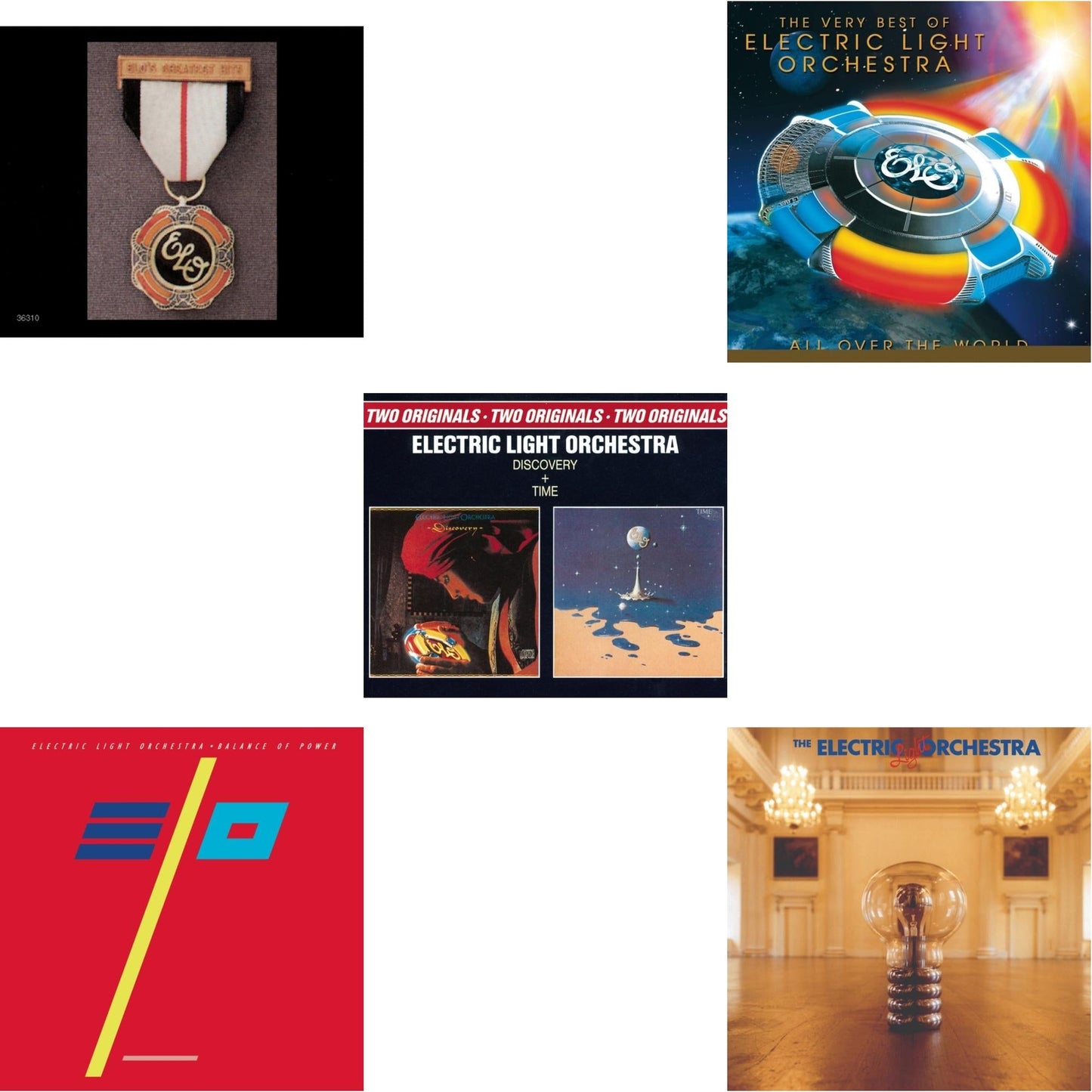 Electric Light Orchestra - Greatest Hits & All Over The World: Very Best Of & Balance Of Power & Discovery & No Answer - CD Bundle