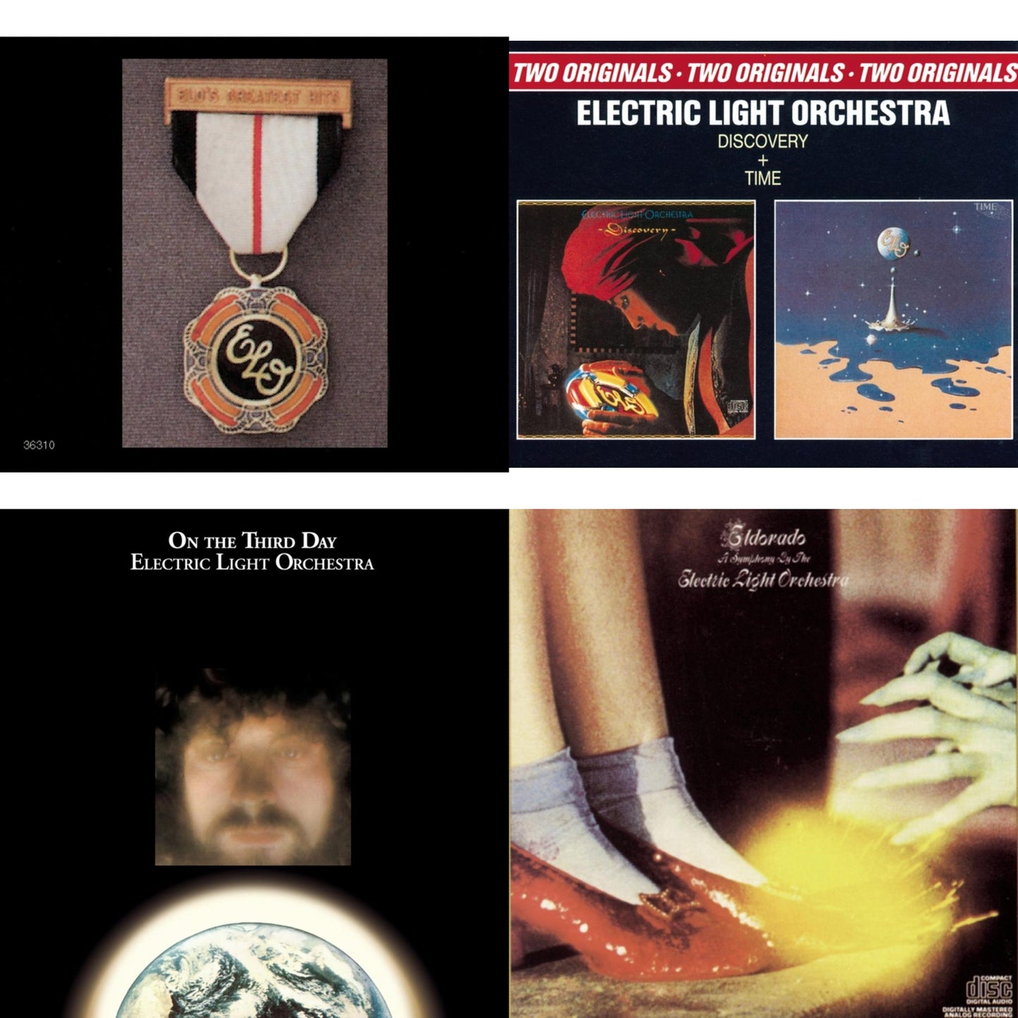 Electric Light Orchestra - Greatest Hits & Discovery & On The Third Day & Eldorado - CD Bundle