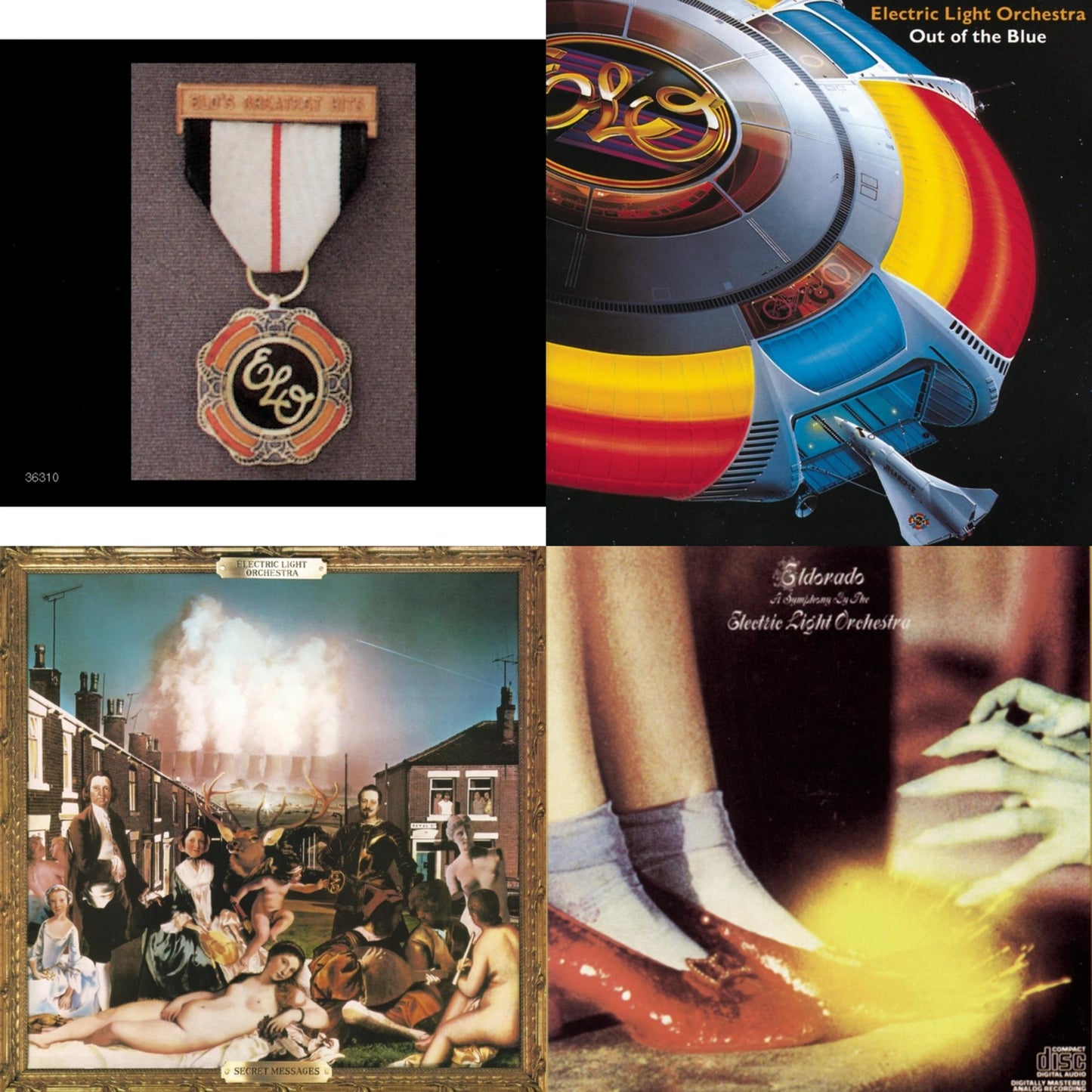 Electric Light Orchestra - Greatest Hits & Out Of The Blue & Secret Messages & Eldorado - CD Bundle