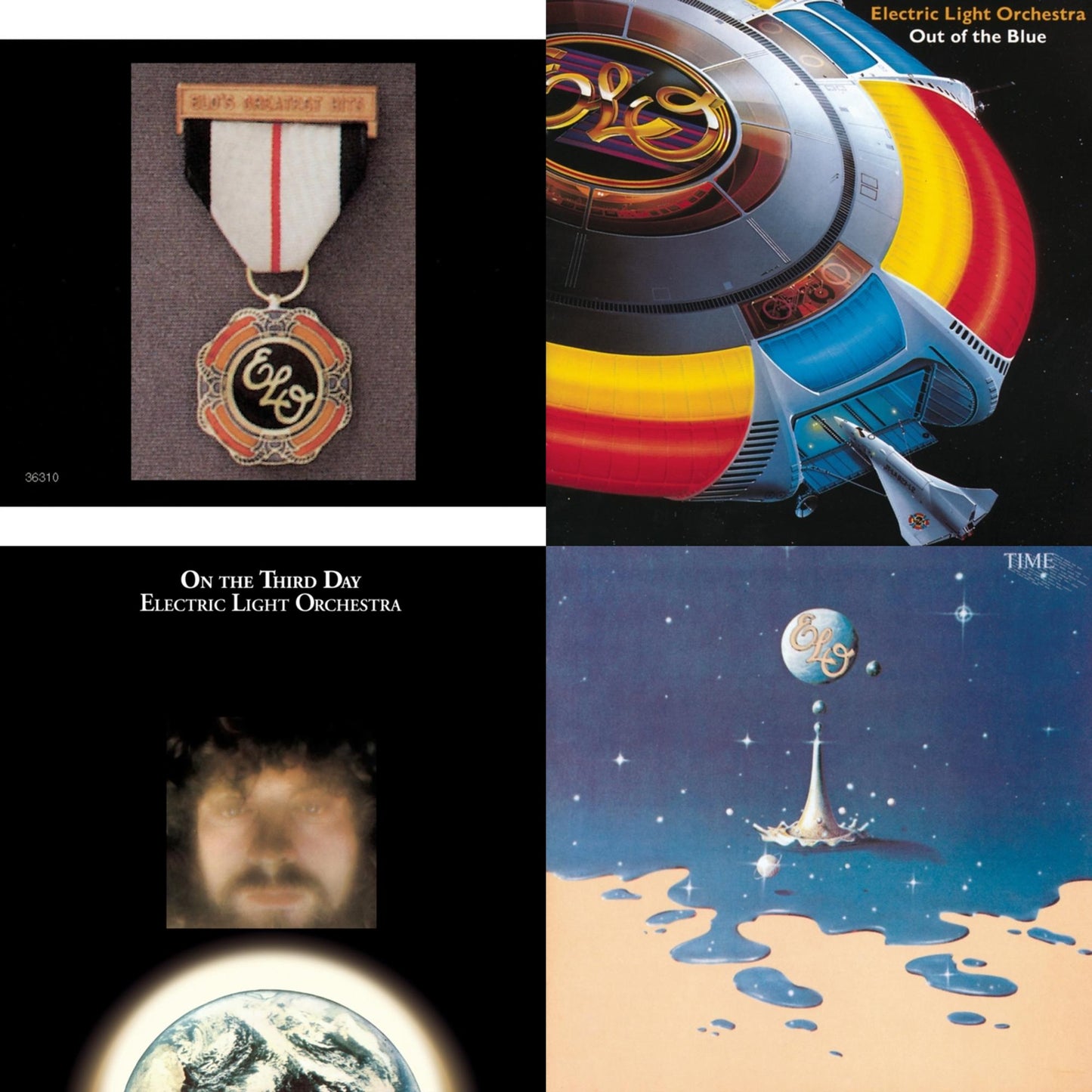 Electric Light Orchestra - Greatest Hits & Out Of The Blue & On The Third Day & Time - CD Bundle