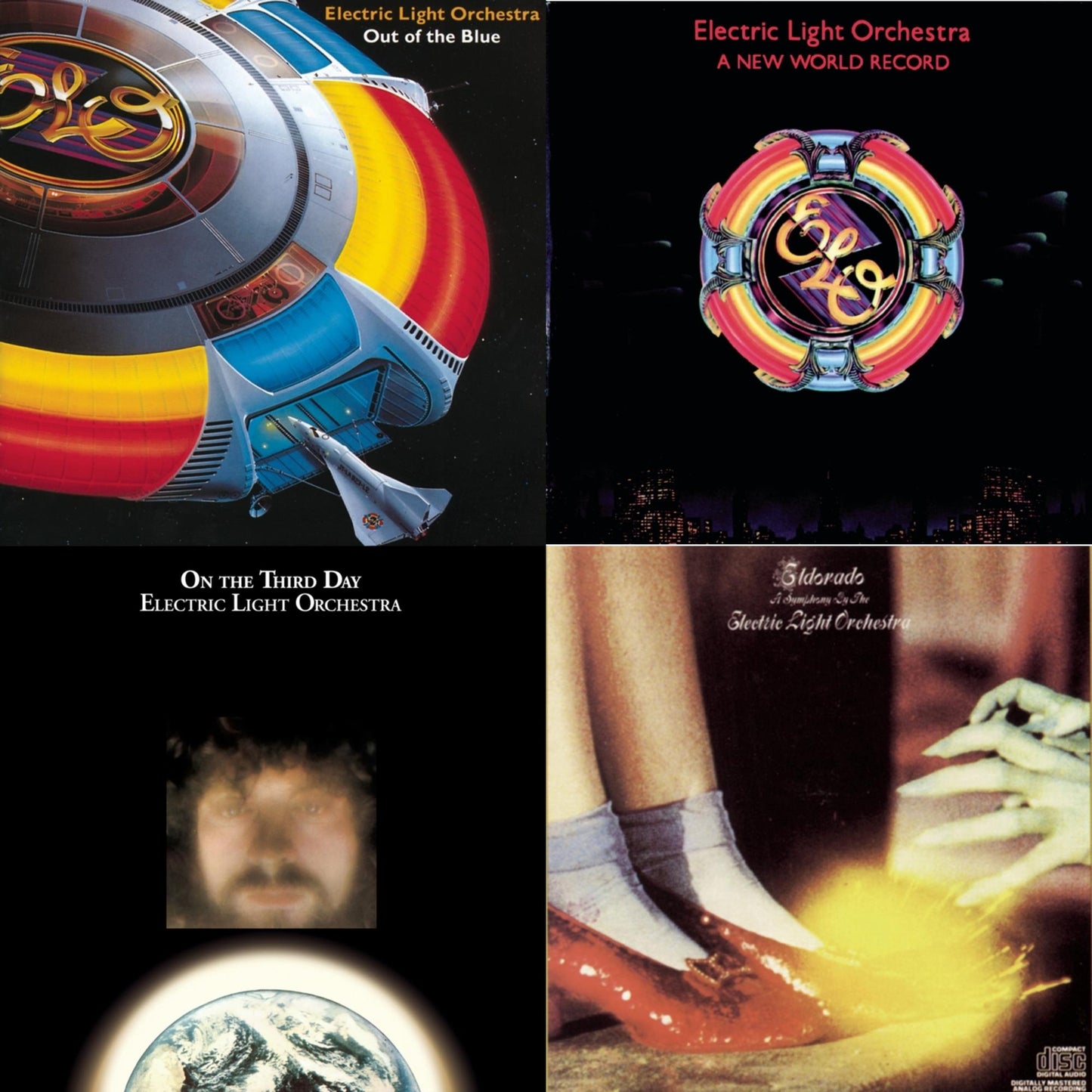 Electric Light Orchestra - Out Of The Blue & New World Record & On The Third Day & Eldorado - CD Bundle