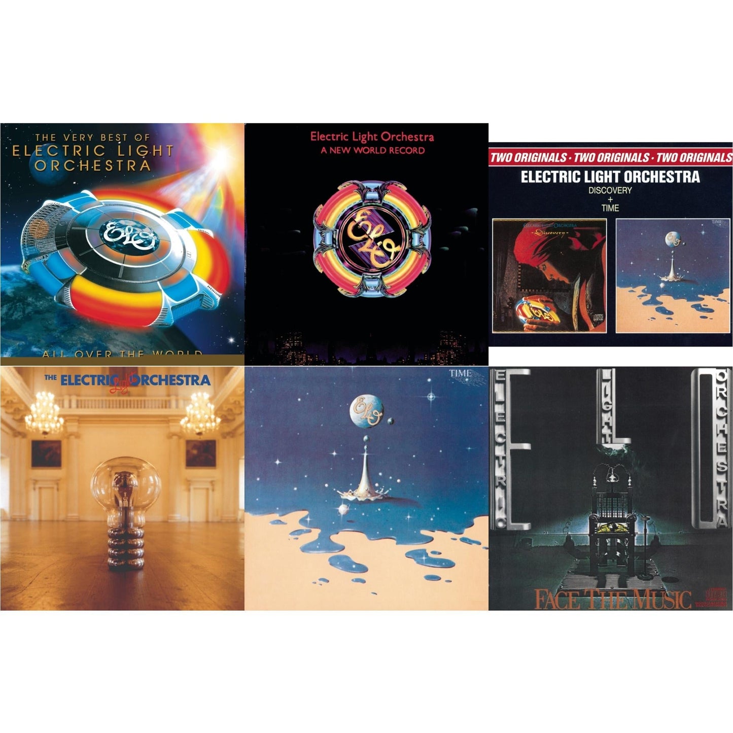 Electric Light Orchestra - All Over The World: Very Best Of & New World Record & Discovery & No Answer & Time & Face The Music - CD Bundle