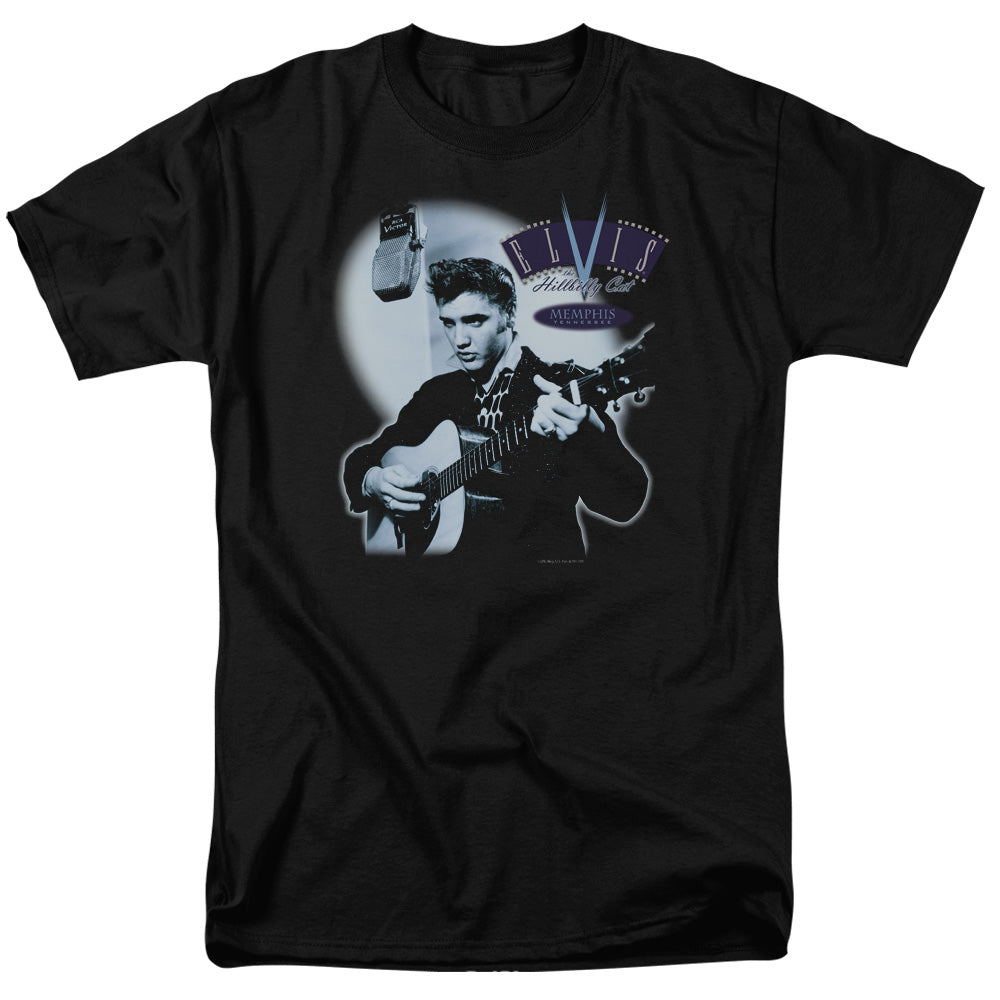 Elvis Presley Hillbilly Cat Mens T Shirt Black