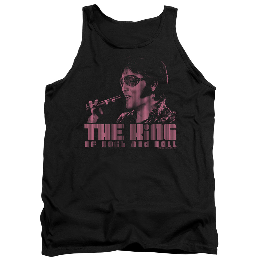Elvis Presley The King Mens Tank Top Shirt Black Officially Licensed