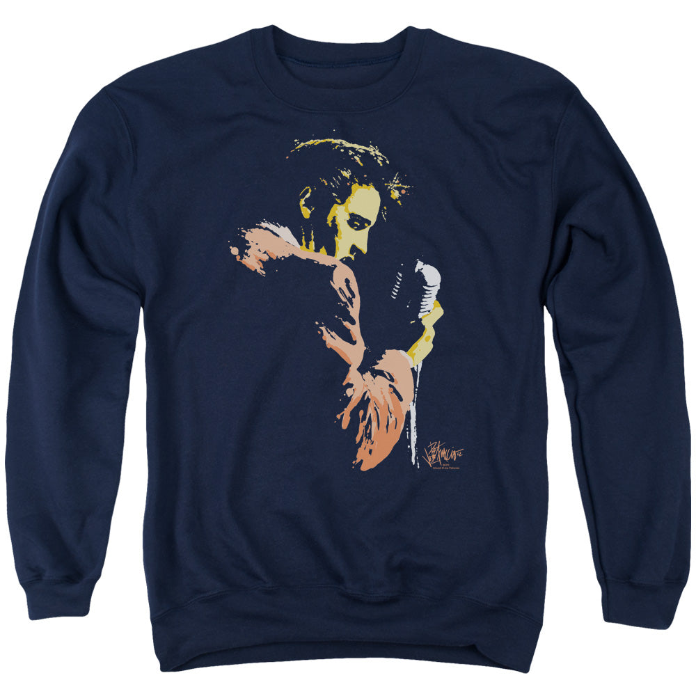 Elvis Presley Early Elvis Mens Crewneck Sweatshirt Navy