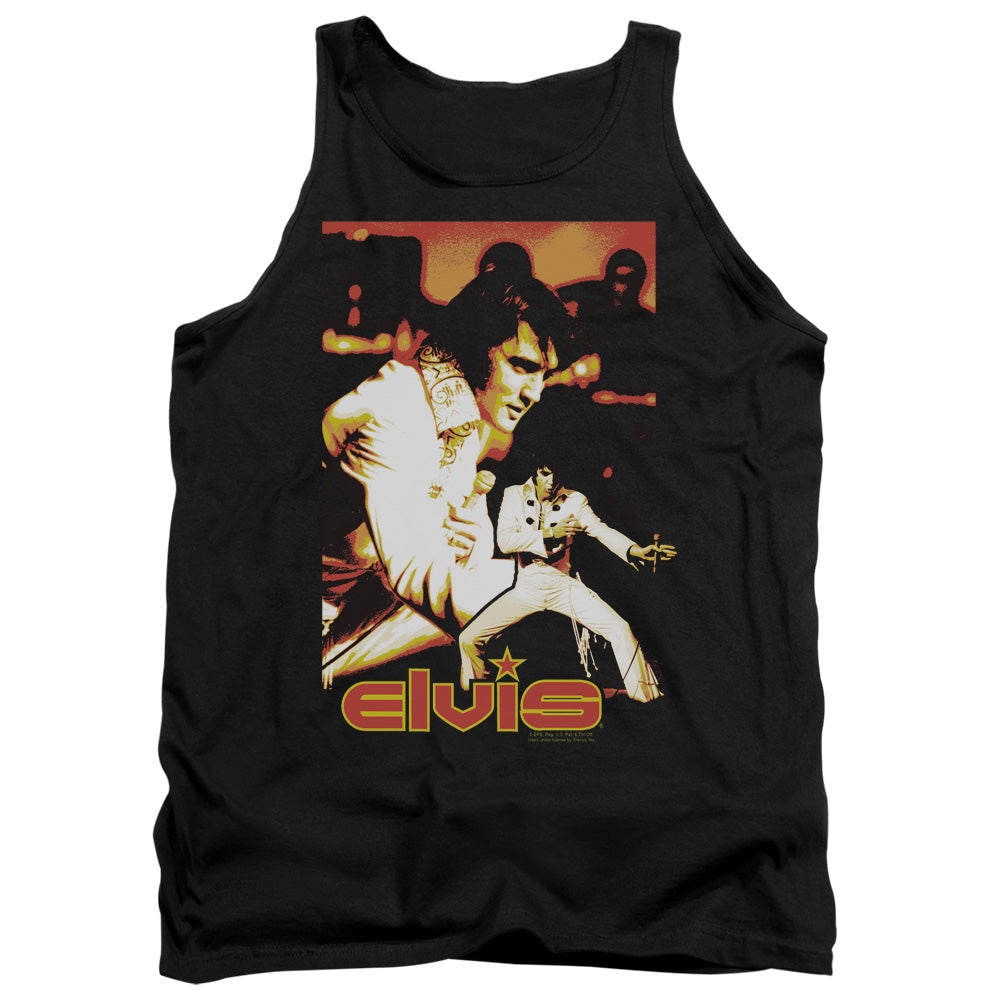 Elvis Presley Showman Mens Tank Top Shirt Black Officially Licensed