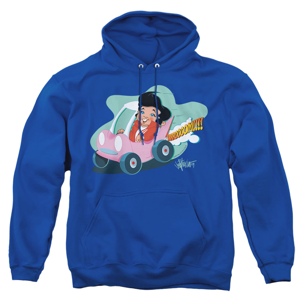 Elvis Presley Speedway Mens Hoodie Royal Officially Licensed