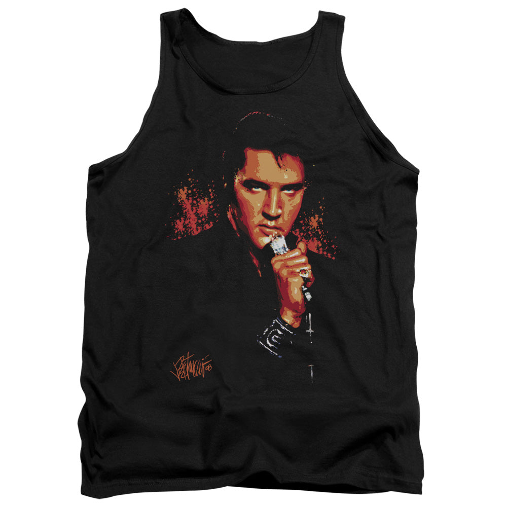 Elvis Presley Trouble Mens Tank Top Shirt Black Officially Licensed