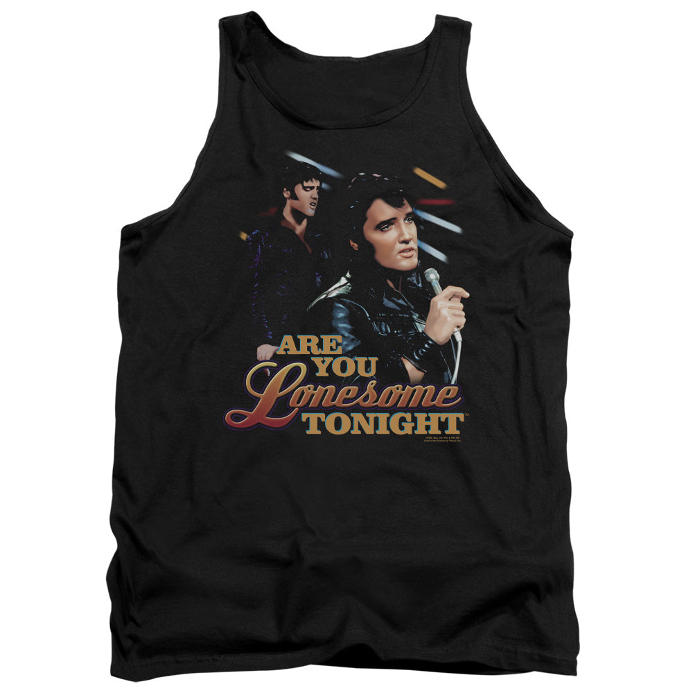 Elvis Presley Are You Lonesome Mens Tank Top Shirt Black Officially Licensed