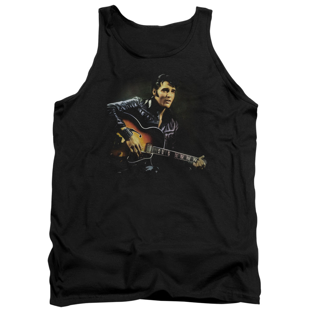 Elvis Presley 1968 Mens Tank Top Shirt Black Officially Licensed
