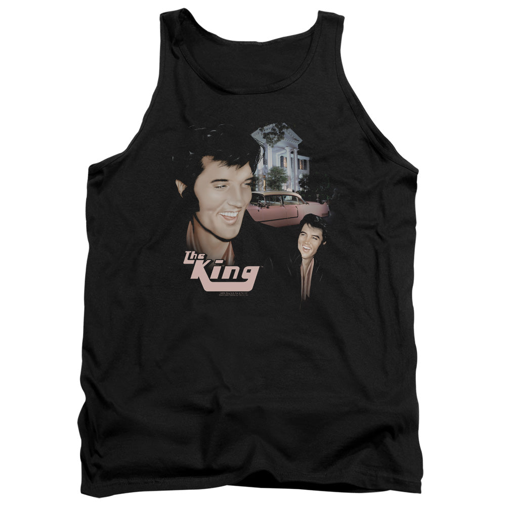Elvis Presley Home Sweet Home Mens Tank Top Shirt Black Officially Licensed