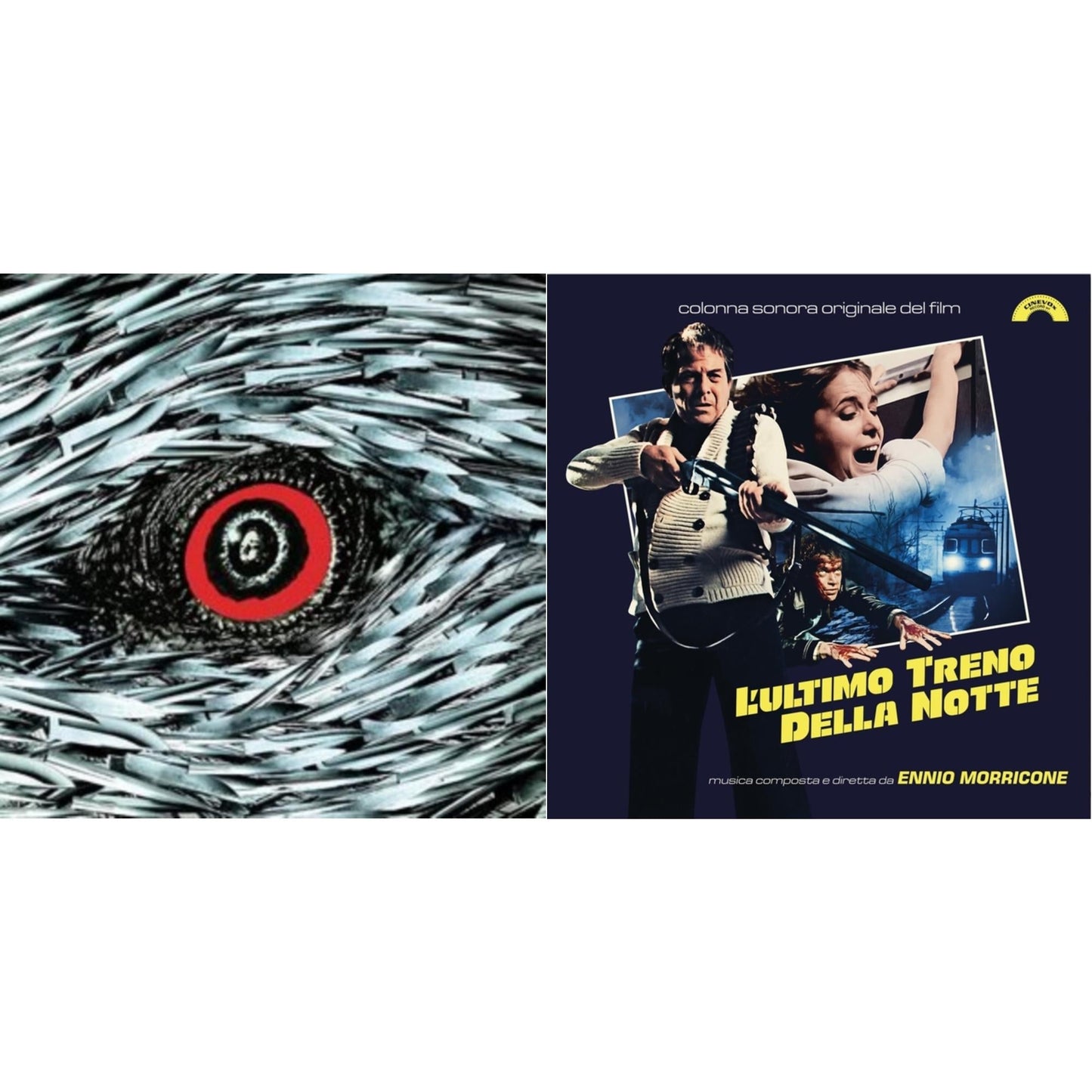 Ennio Morricone - L’Ultimo Treno Della Notte (Yellow LP Vinyl) & Bird With The Crystal Plumage (140G/Crystal Clear LP Vinyl)