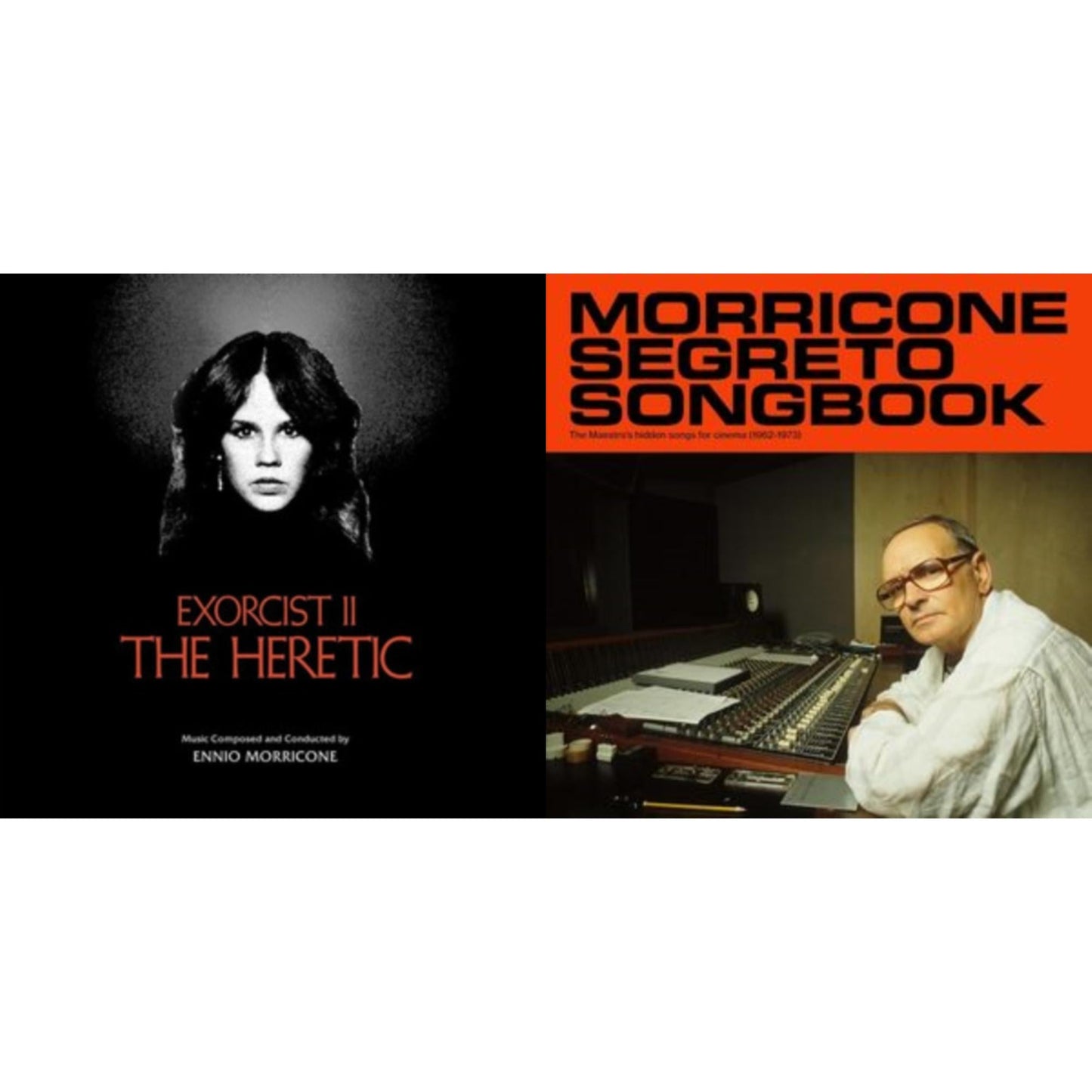 Ennio Morricone - Exorcist Ii: The Heretic (Blood Red With Black Splatter LP Vinyl) (Ams Exclusive) & Morricone Segreto Songbook (1962-1973) (2LP)