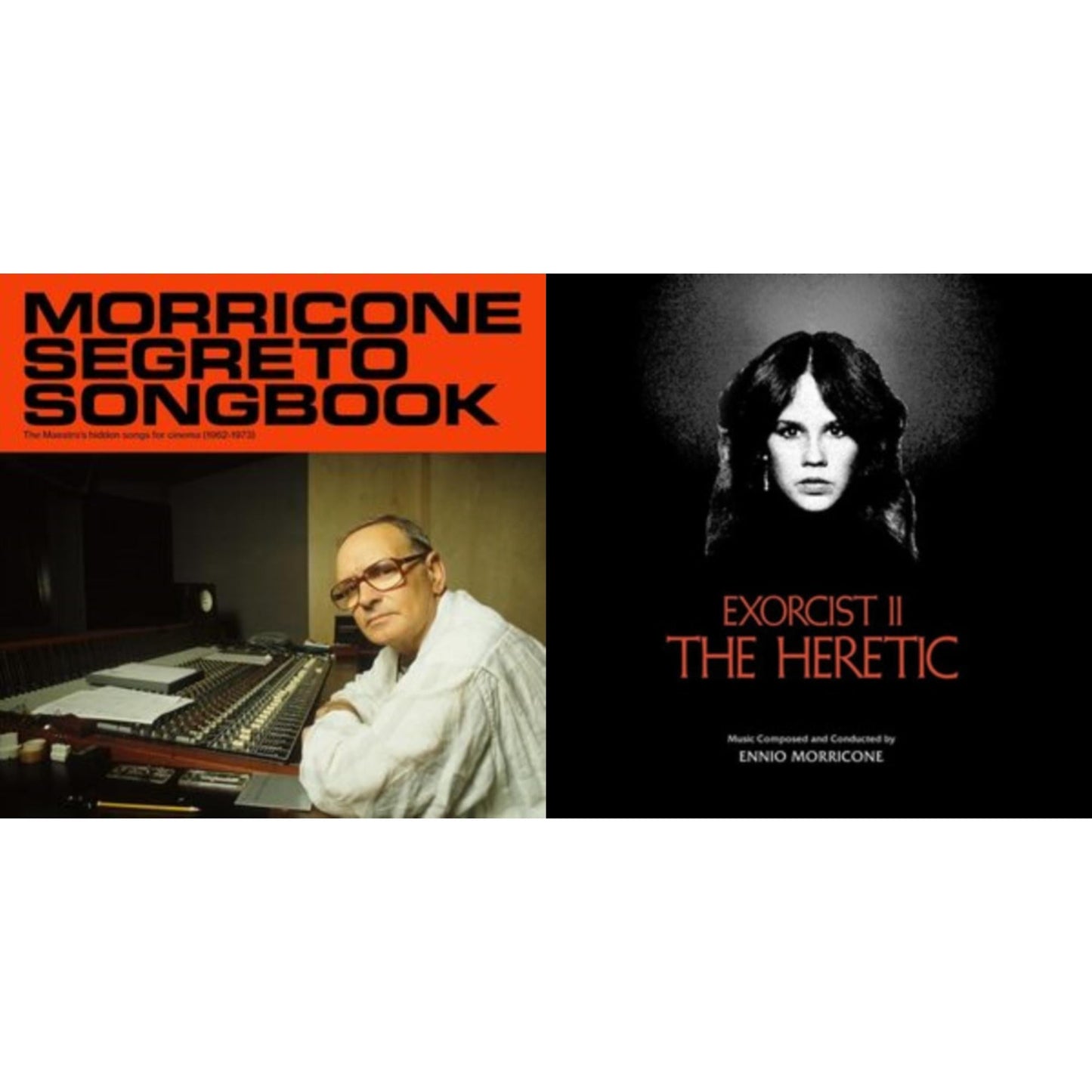 Ennio Morricone - Morricone Segreto Songbook (1962-1973) (2LP) & Exorcist Ii: The Heretic (Blood Red With Black Splatter LP Vinyl) (Ams Exclusive)