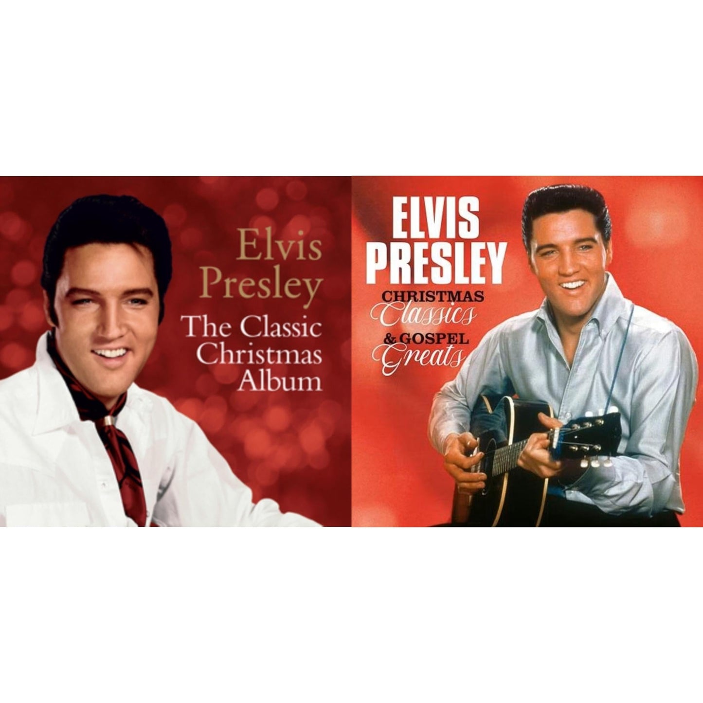 Elvis Presley - Classic Christmas Album & Christmas Classics & Gospel Greats (Ams Exclusive) (Snowy White LP Vinyl)