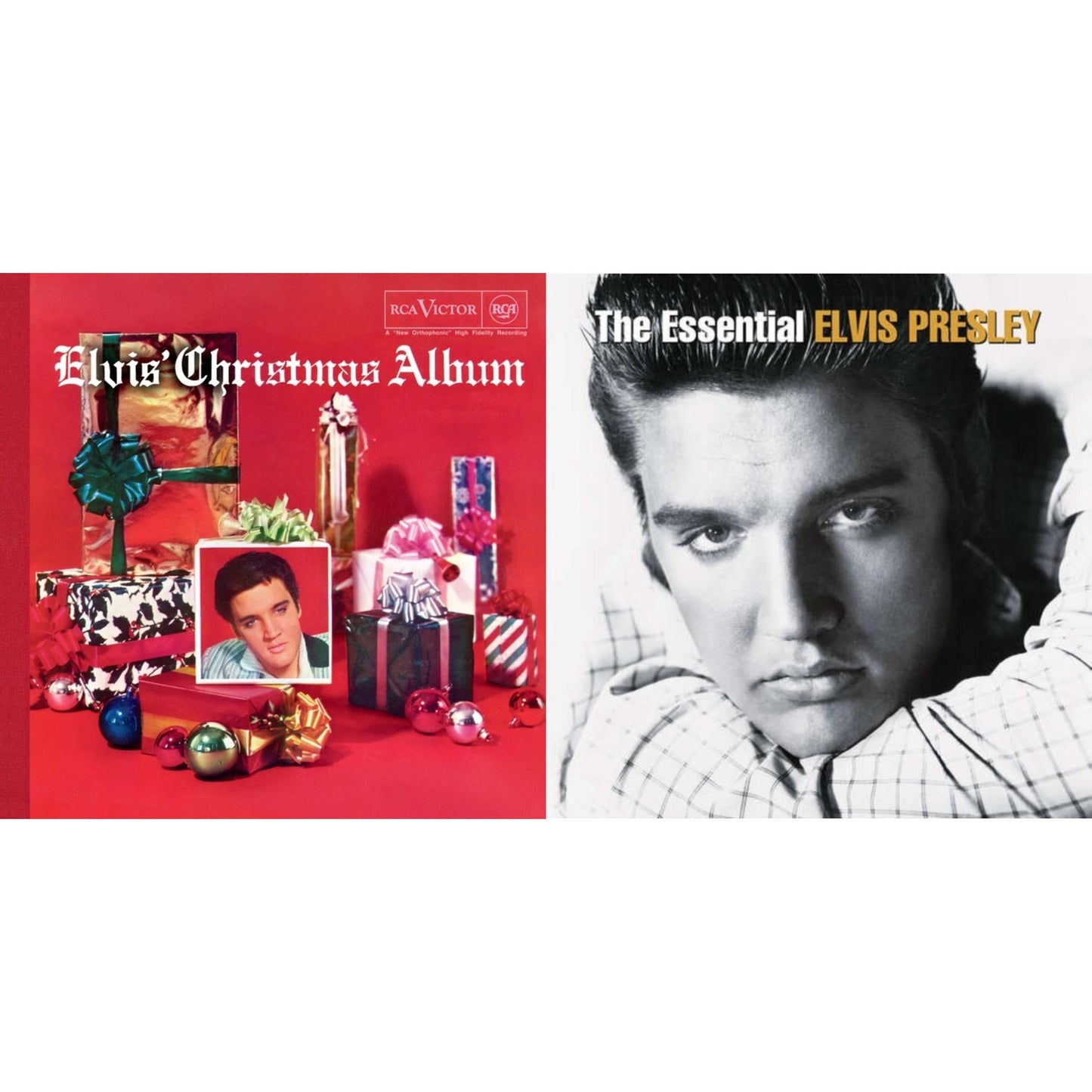 Elvis Presley - Elvis' Christmas Album & Essential Elvis Presley - LP Vinyl Bundle