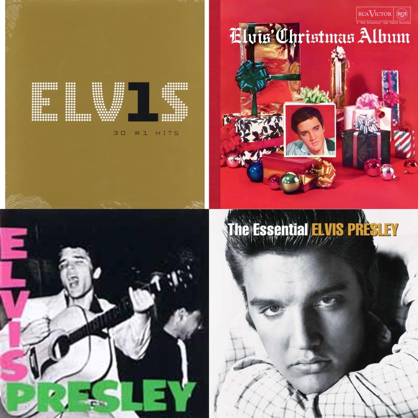 Elvis Presley - Elvis' Christmas Album & Elvis Presley & Elvis 30 #1 Hits (2LP/180G) & Essential Elvis Presley